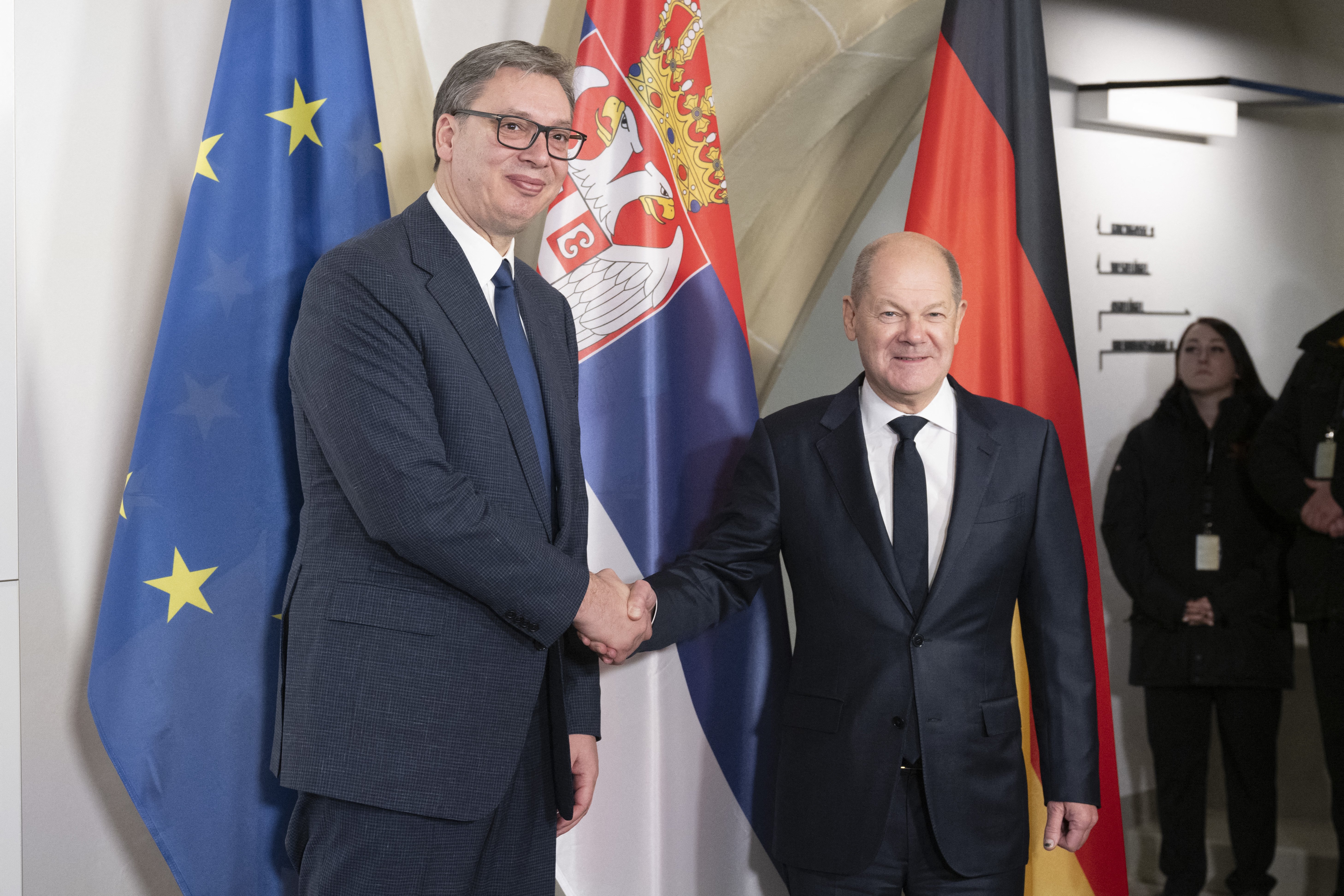 Scholz, Aleksandar Vučić