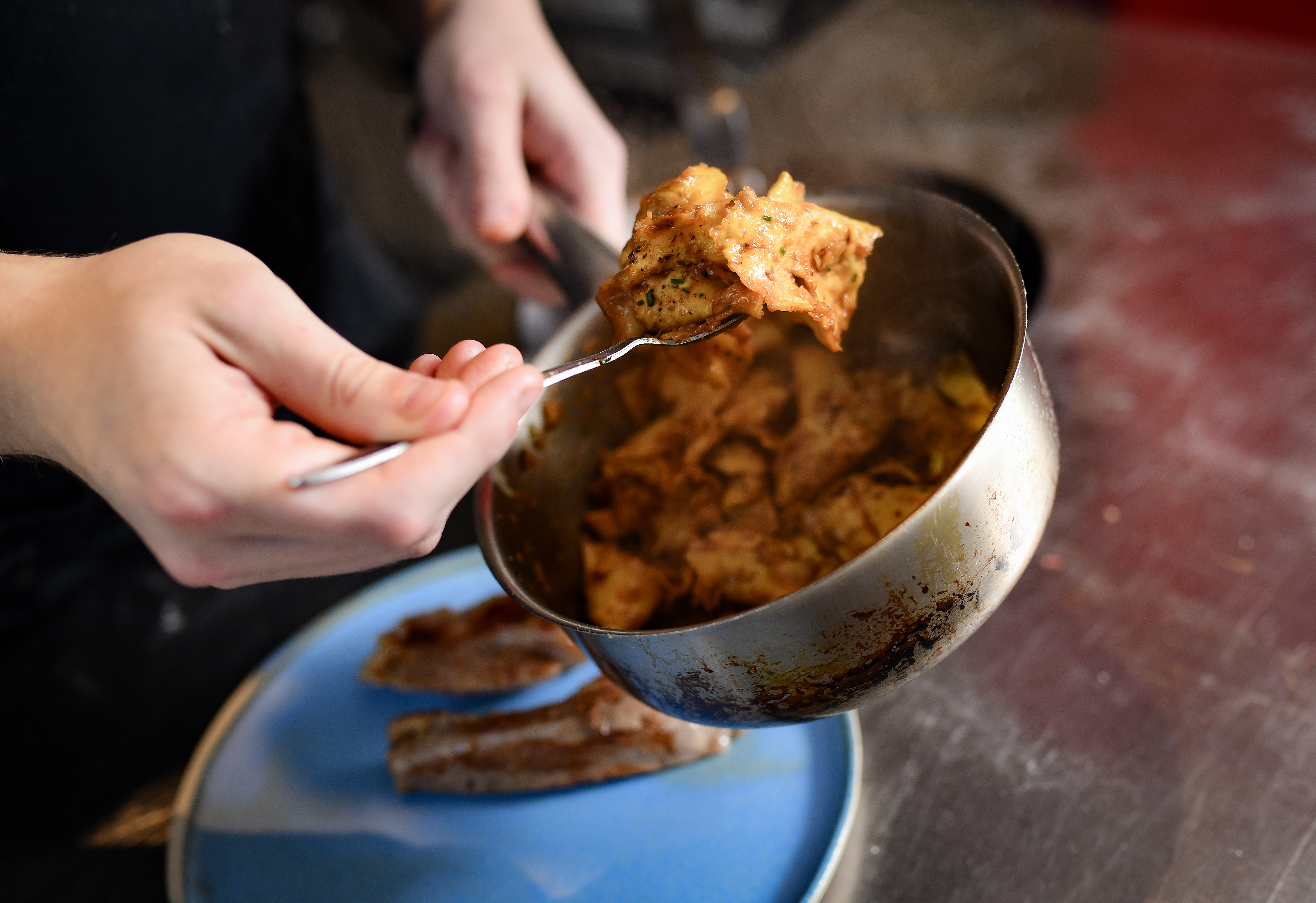 Zagreb: Purica s mlincima pripremljena u restoranu Theatrium by Filho