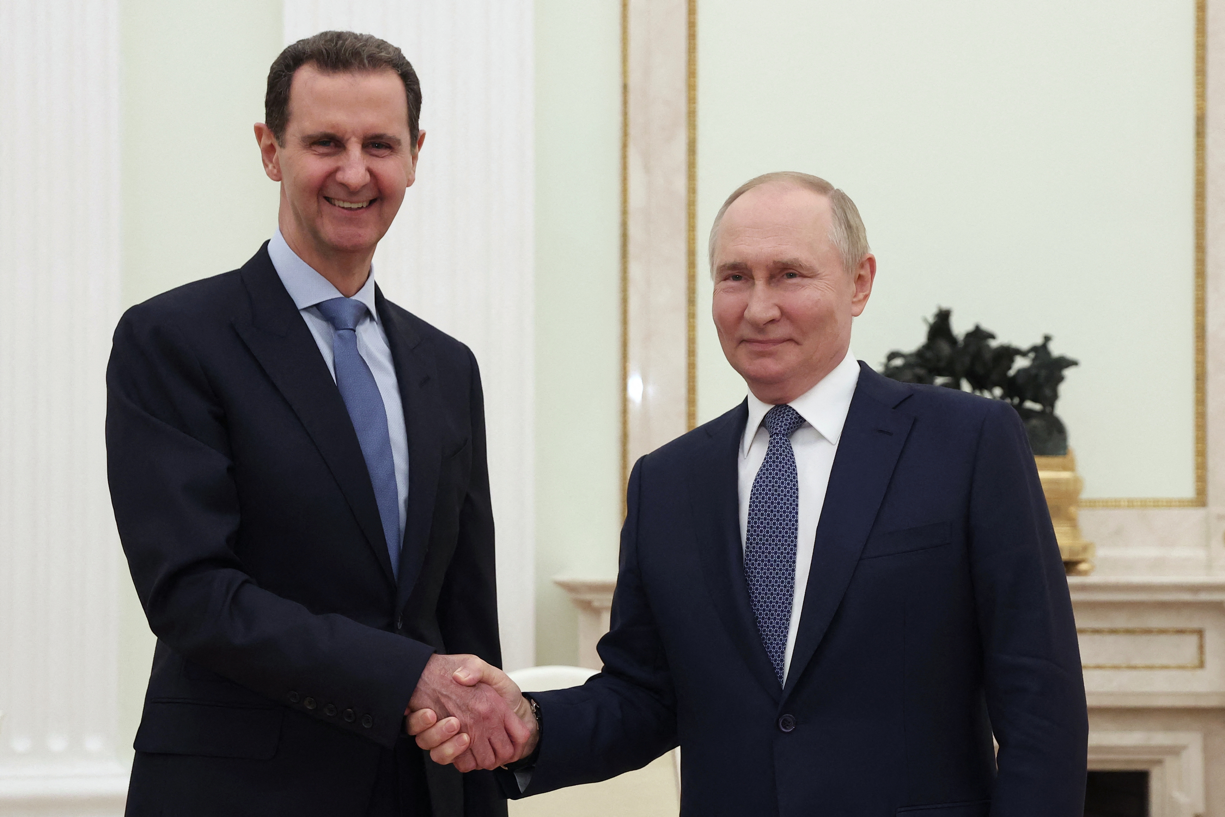 Bashar Al-Assad i  Vladimir Putin