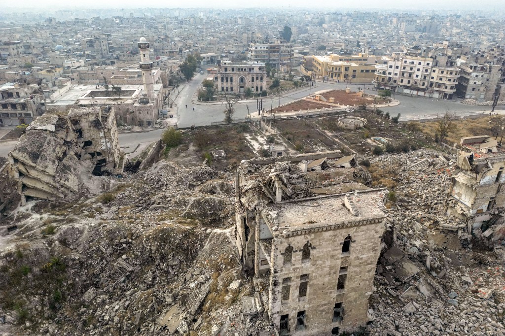 Sirija, ruševine, uništene zgrade