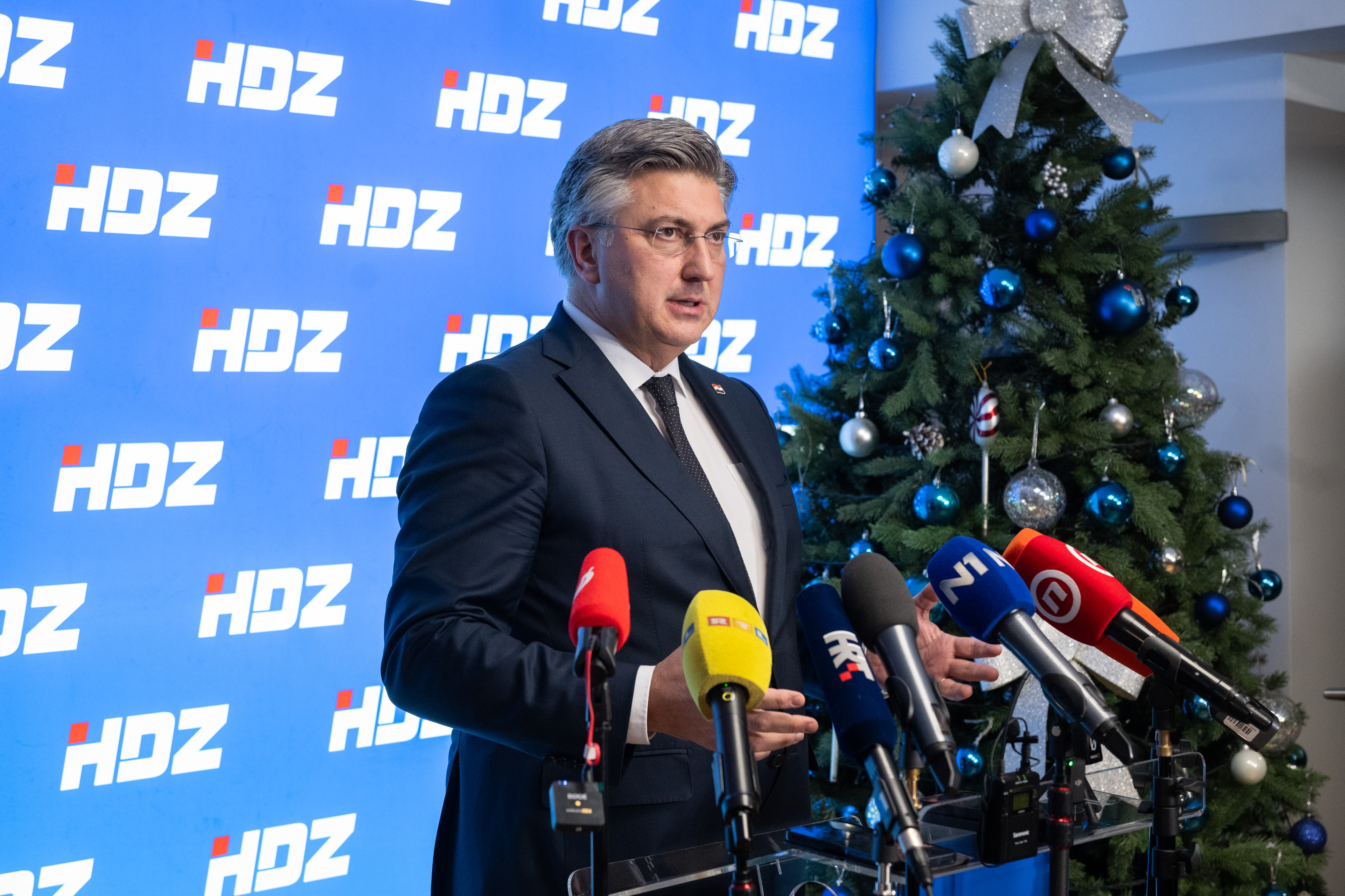 Zagreb: Andrej Plenković dao je izjavu nakon sjednice Predsjedništva HDZ-a