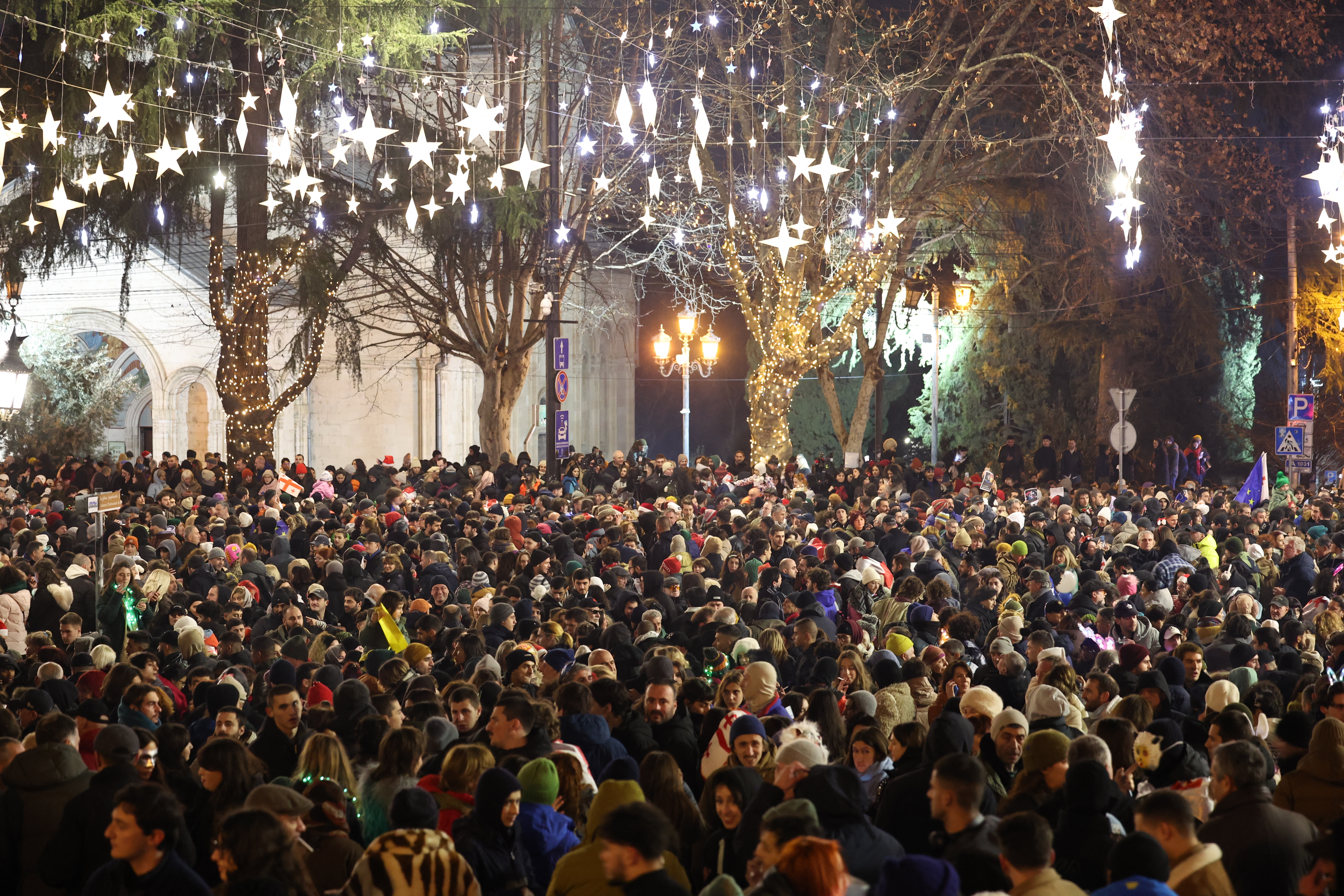 gruzija prosvjed božić