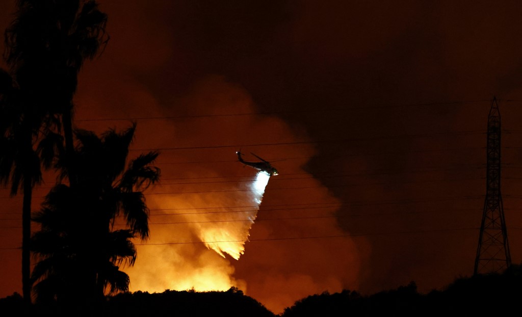 Powerful Winds Fuel Multiple Fires Across Los Angeles Area
