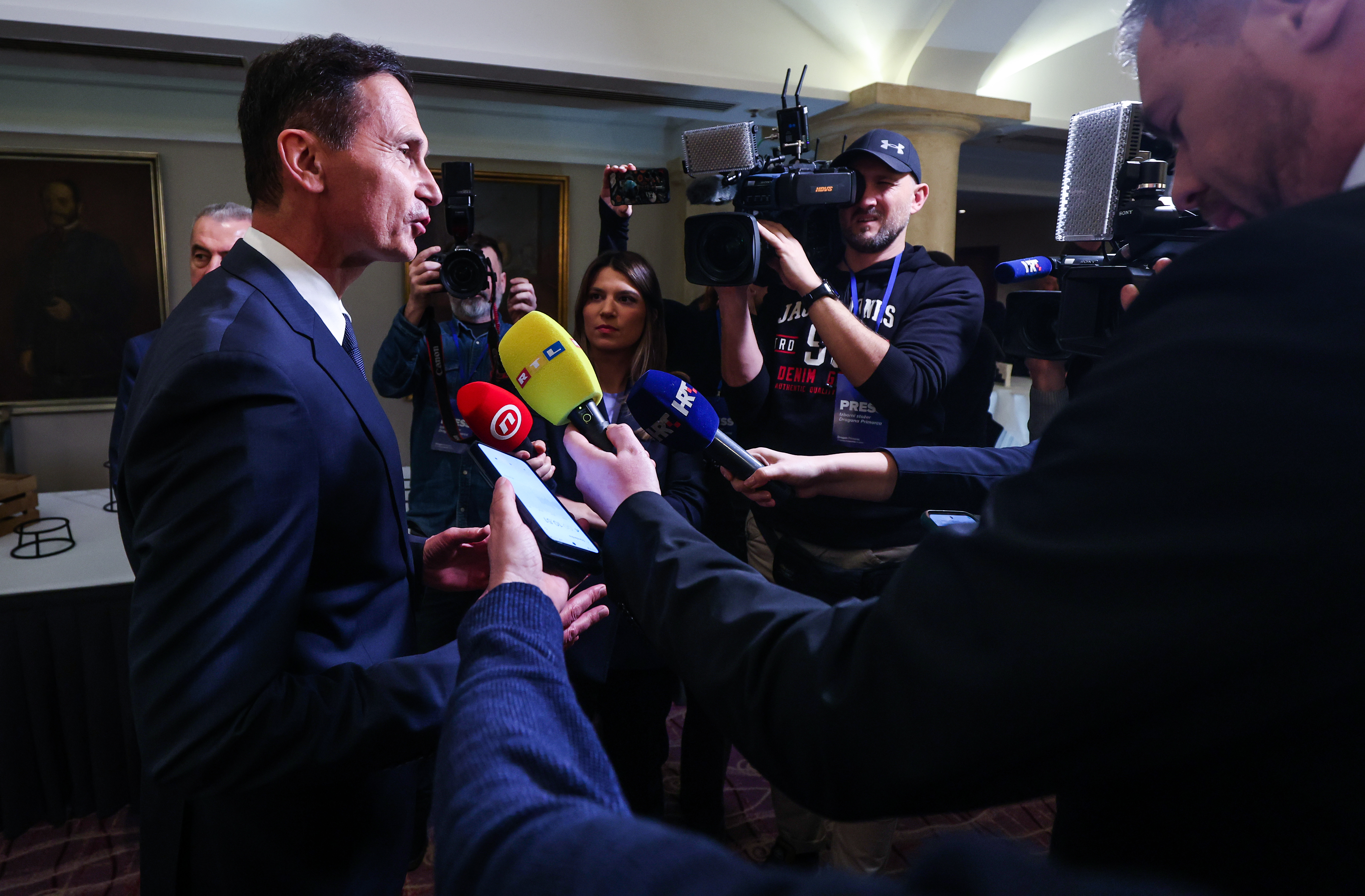Zagreb: Dragan Primorac stigao u izborni stožer