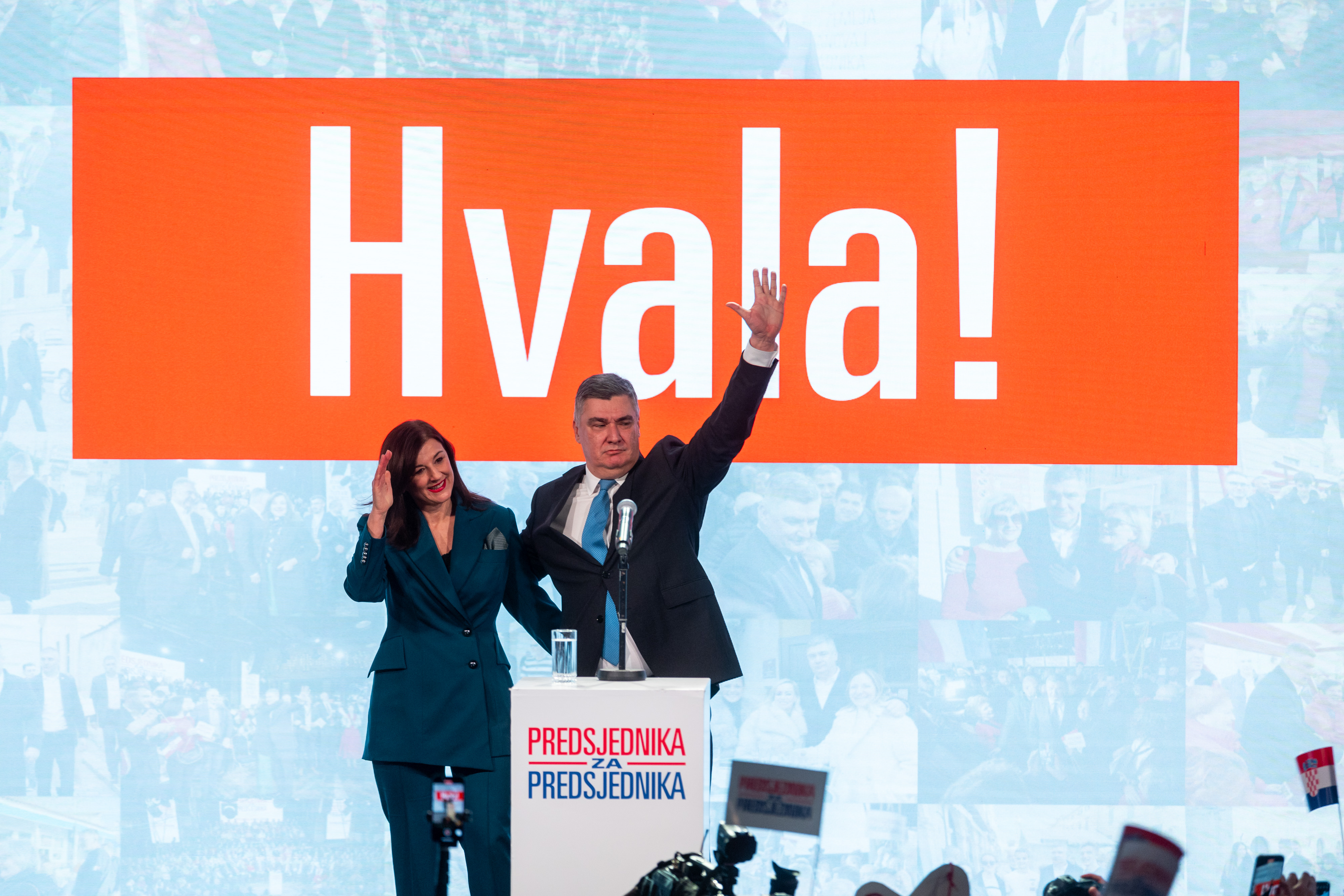 Zagreb: Zoran Milanović pobijedio na predsjedničkim izborima