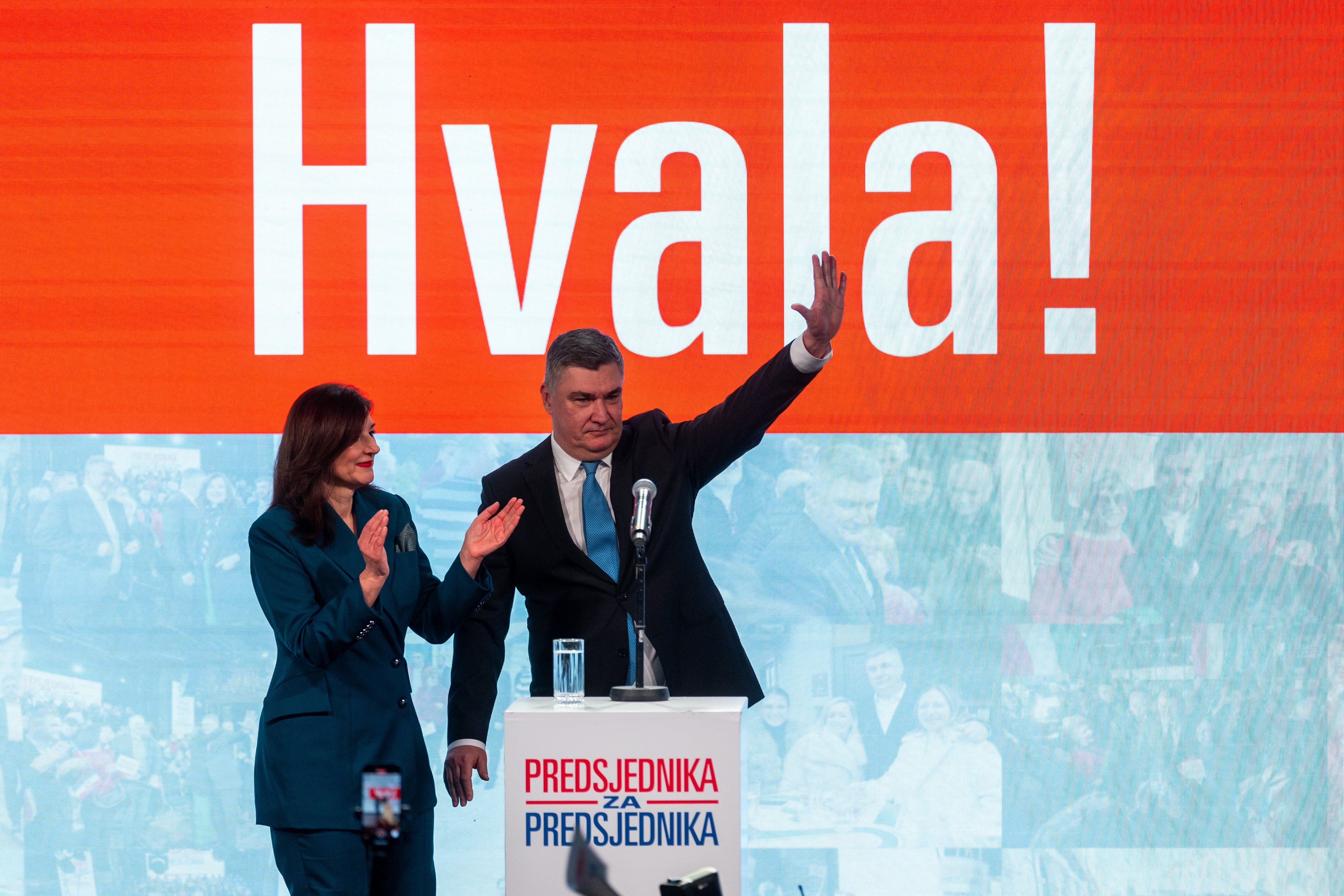 Zagreb: Zoran Milanović pobijedio na predsjedničkim izborima