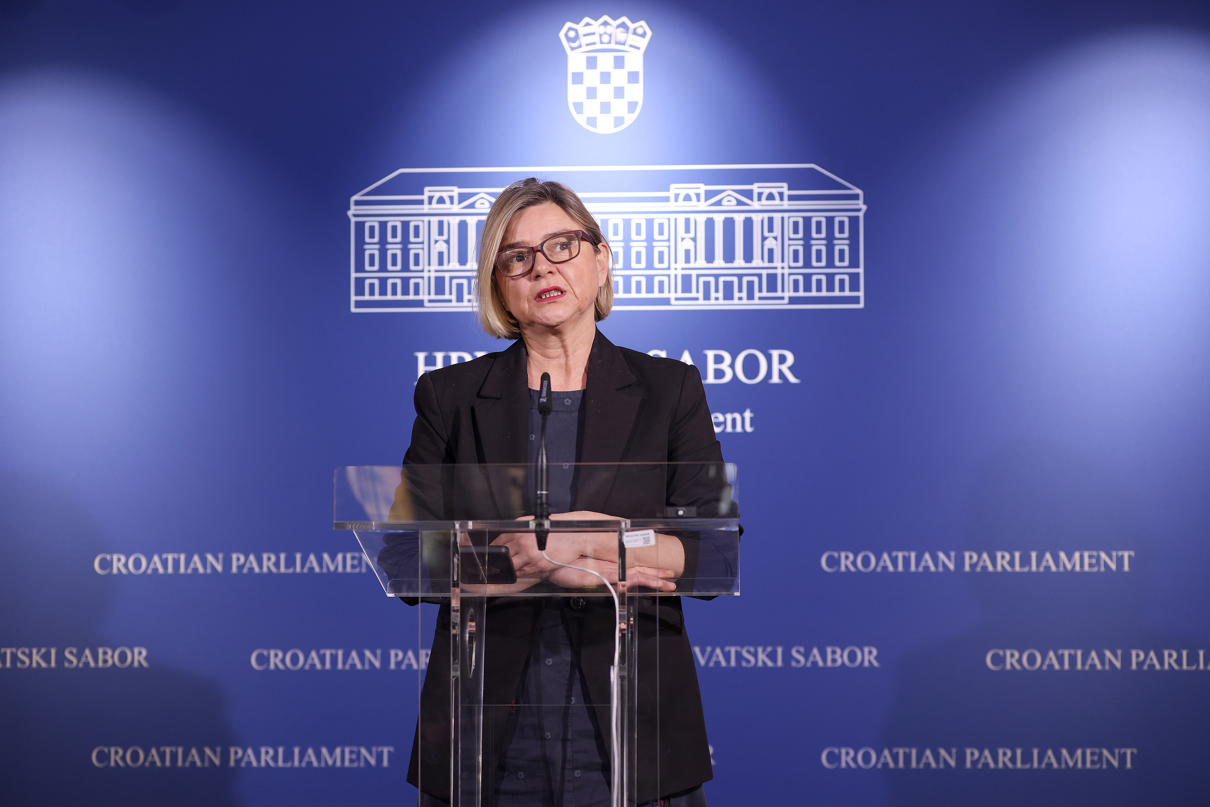 Zagreb: Sandra Benčić o aktualnim temama