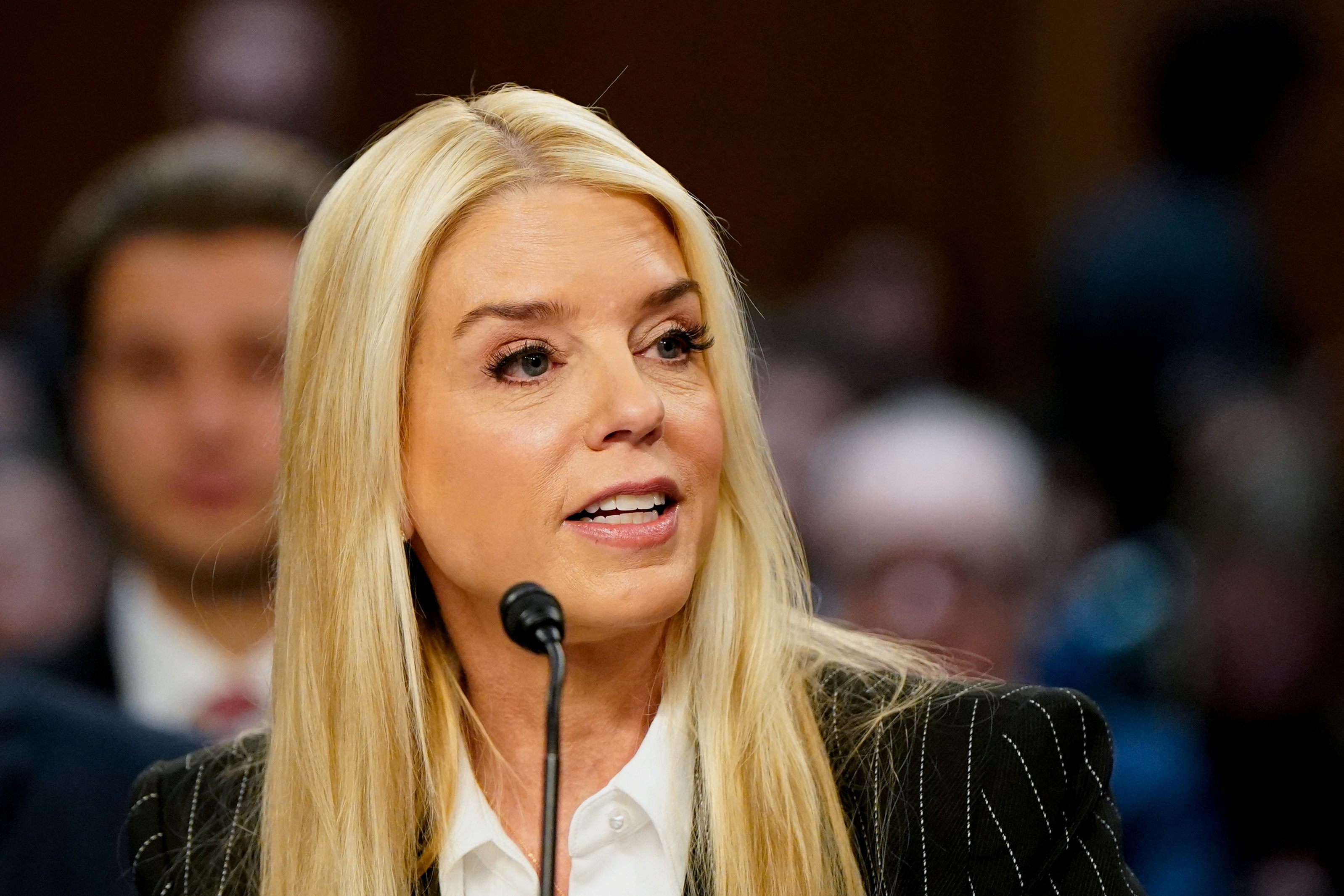 Senate Judiciary Committee confirmation hearing on Pam Bondi's nomination to be U.S. attorney general, on Capitol Hill in Washington