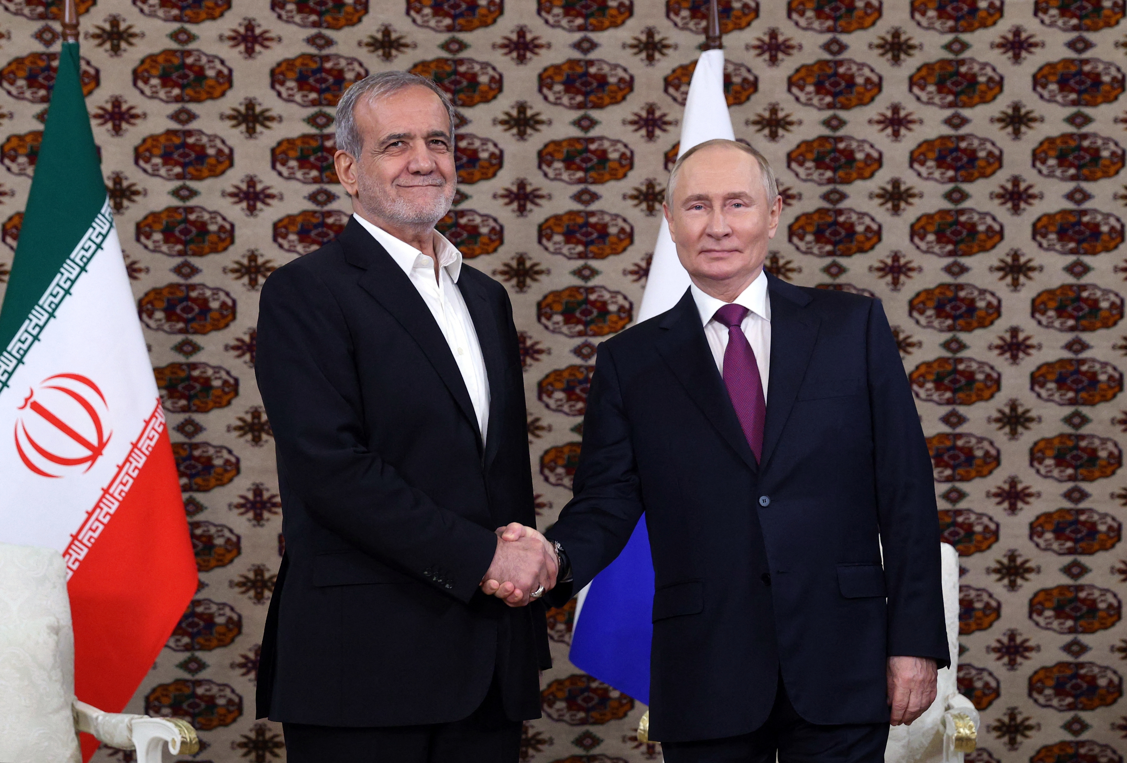 Vladimir Putin, Masoud Pezeshkian