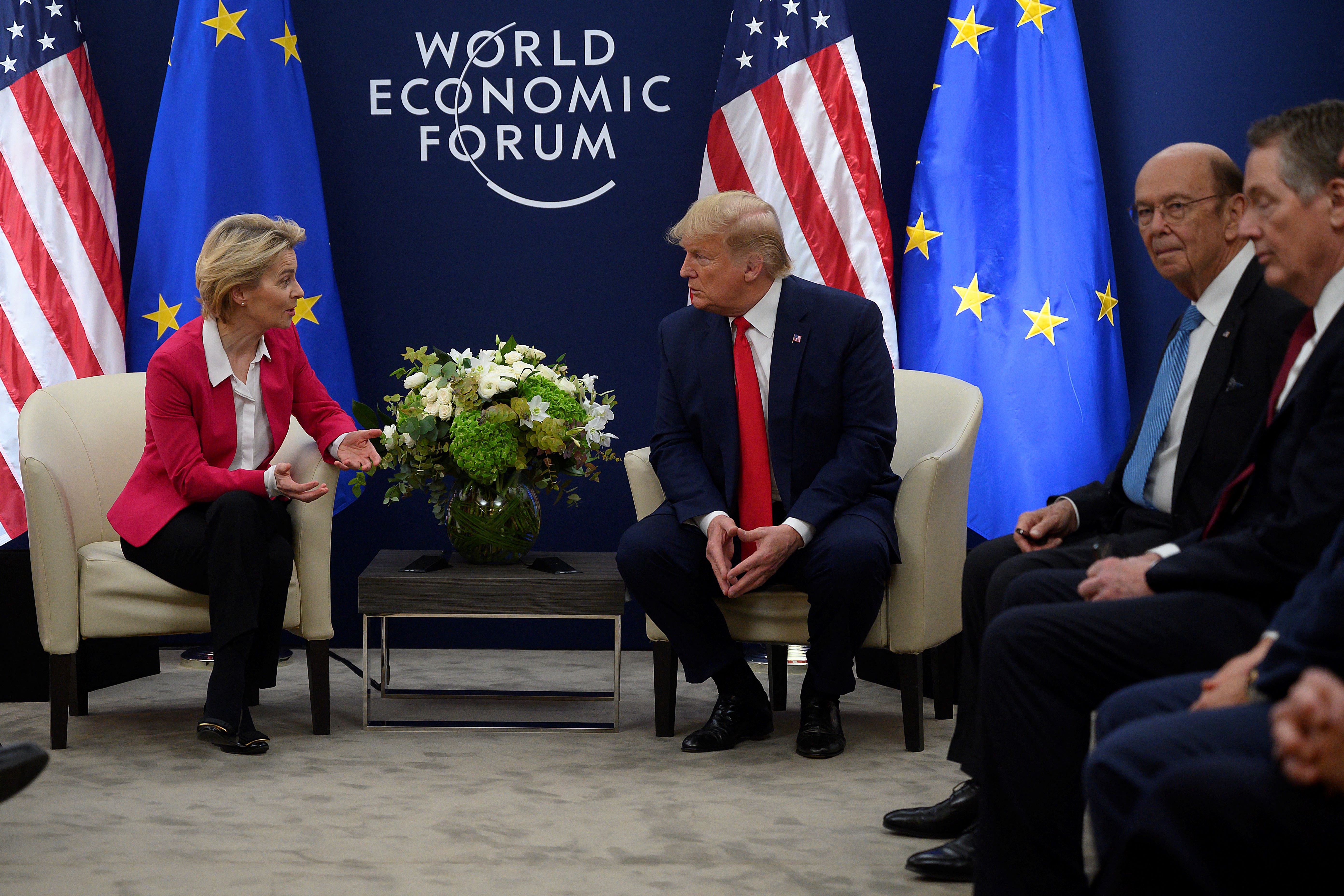 Donald Trump, Ursula von der Leyen
