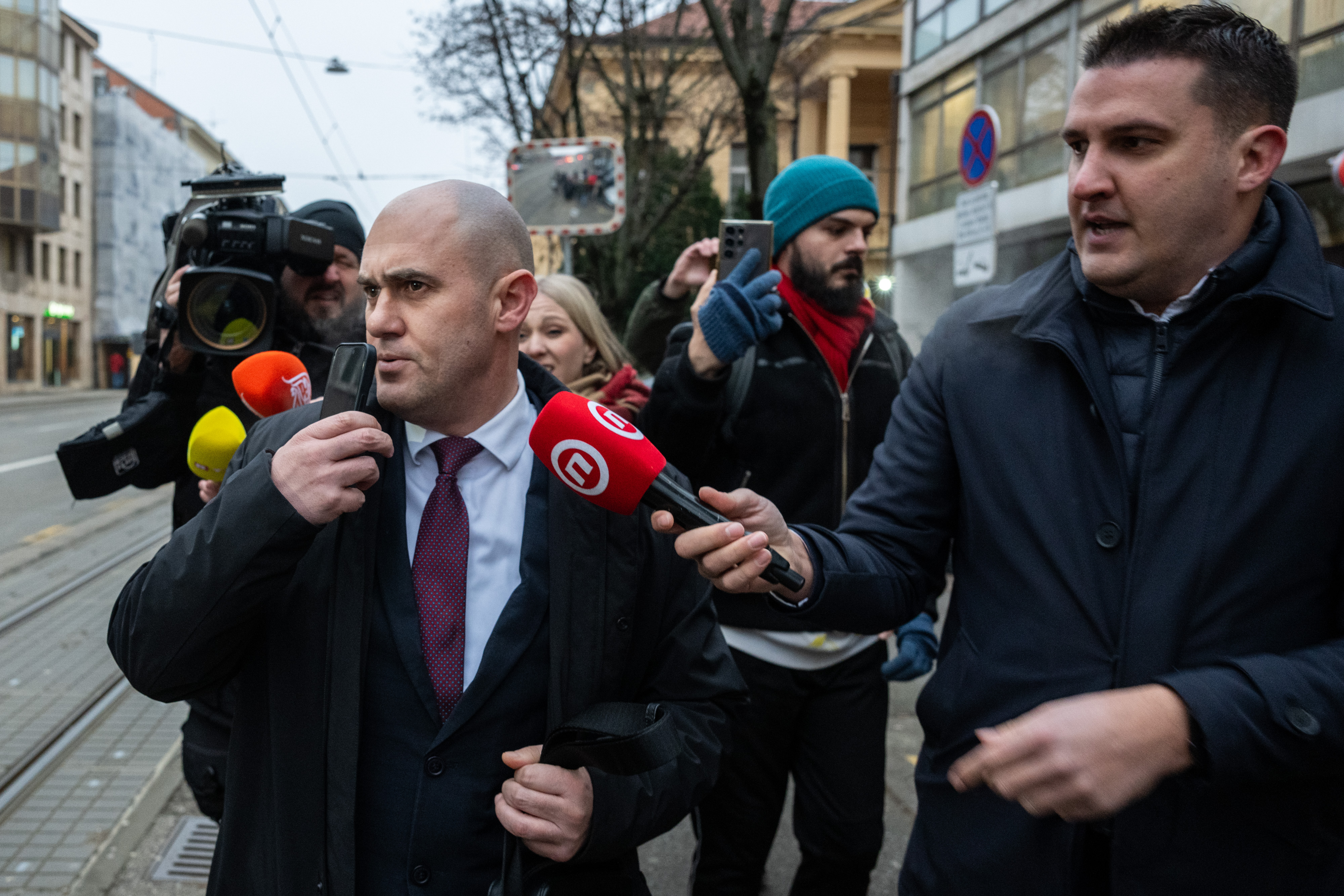 Zagreb: Josip Dabro odlazi iz prostorija USKOK-a nakon davanja iskaza