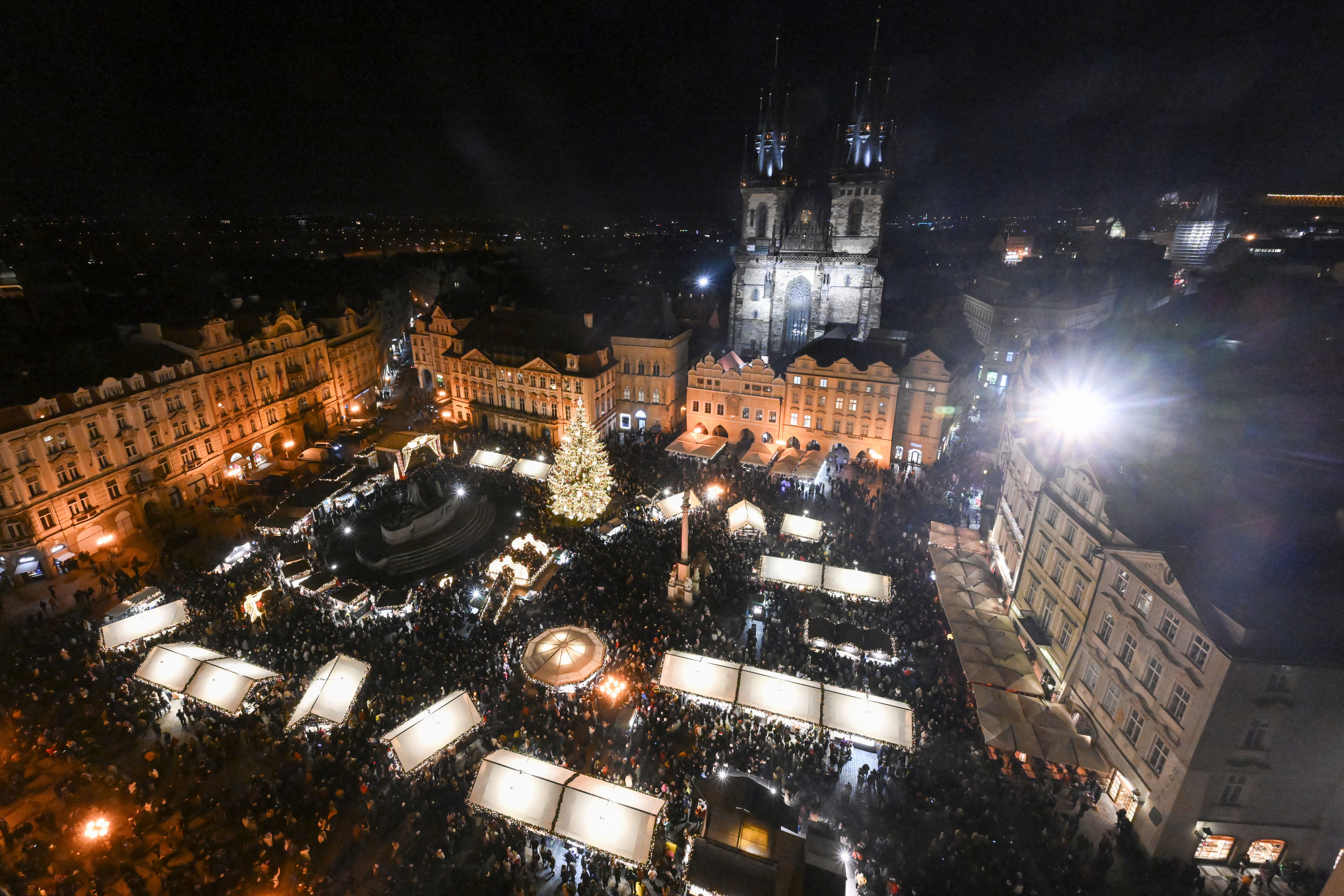 prag, češka, božić