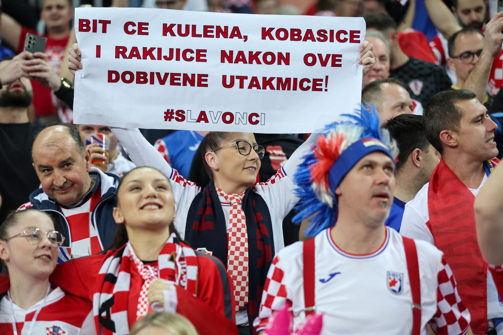 Zagreb: Navijači na susretu Francuske i Hrvatske na IHF Svjetskom rukometnom prvenstvu 2025.