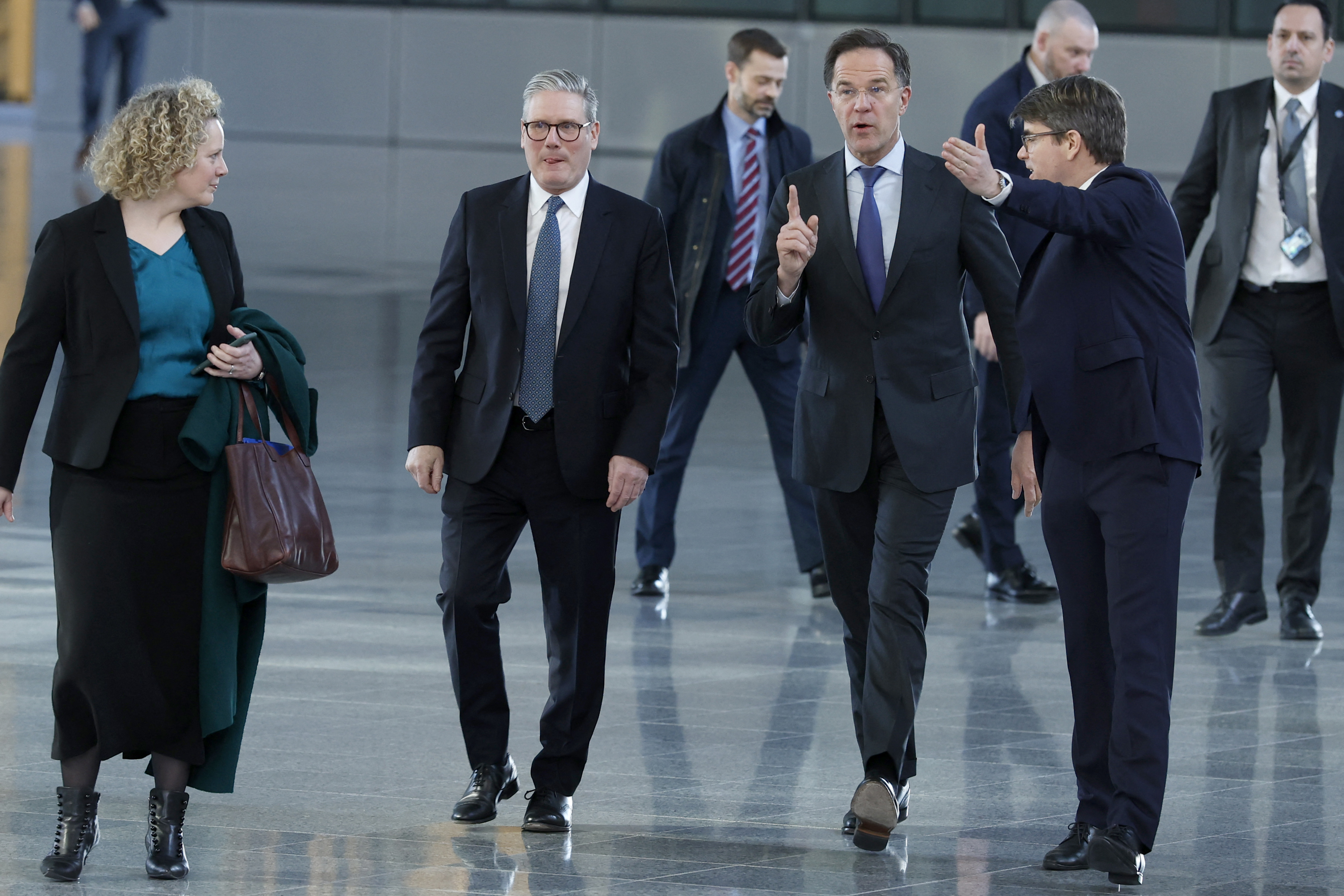 Mark Rutte, Keir Starmer