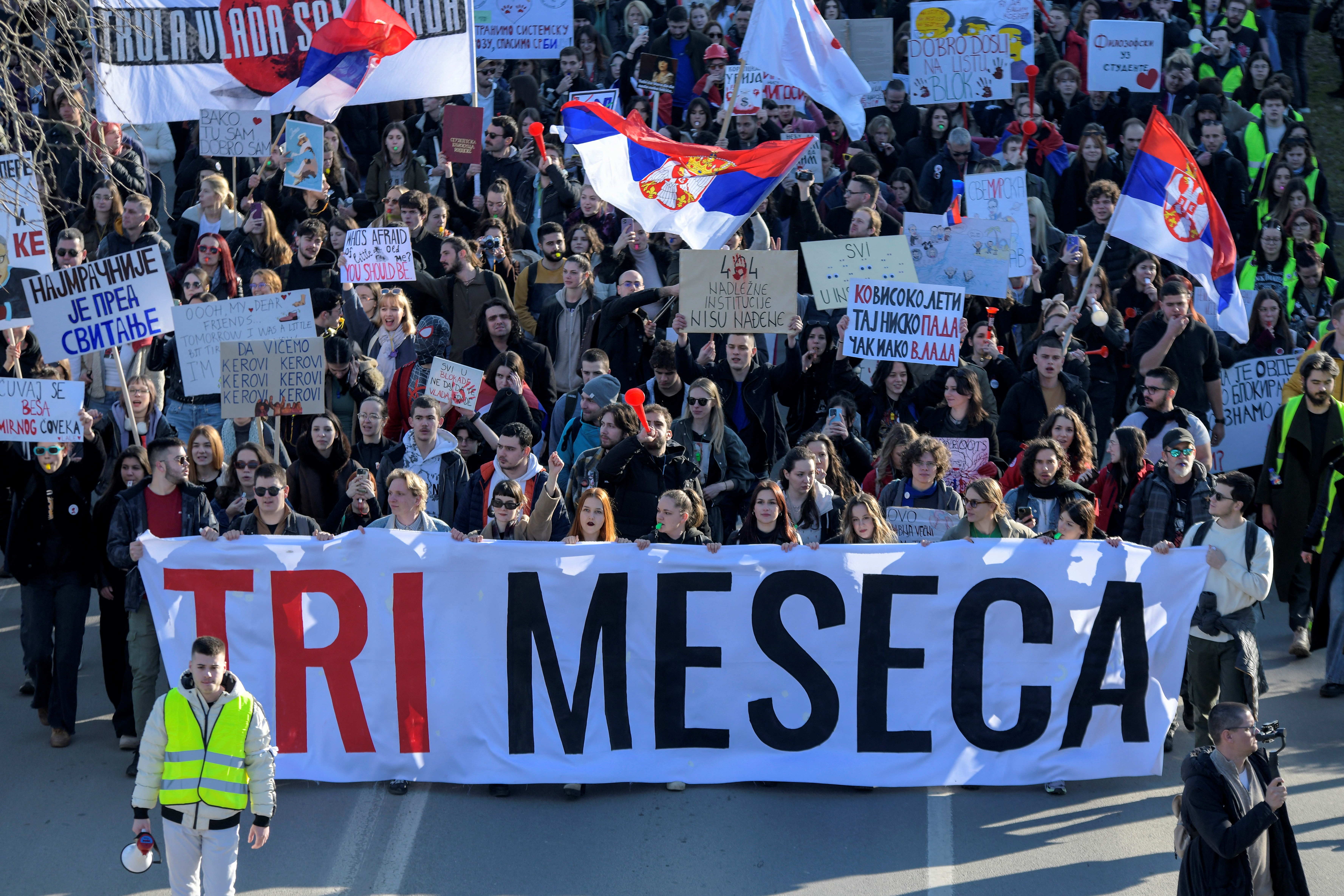 novi sad, studenti, prosvjed