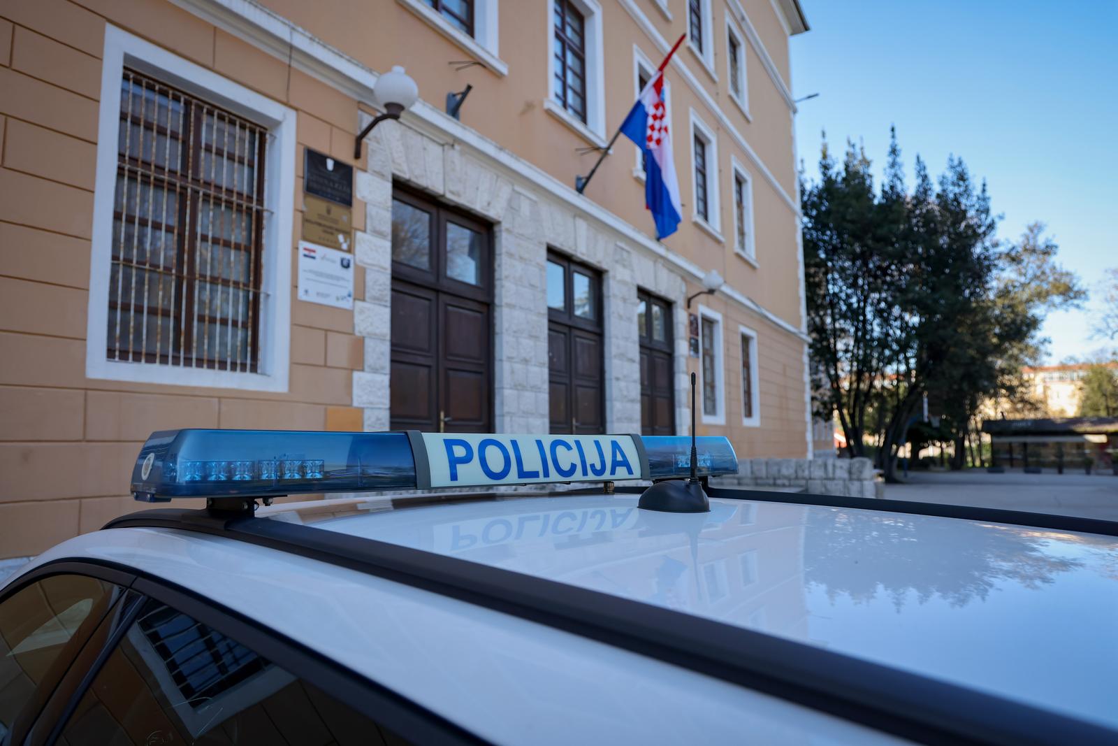 Zadar: Očevid u gimnaziji Vladimira Nazora