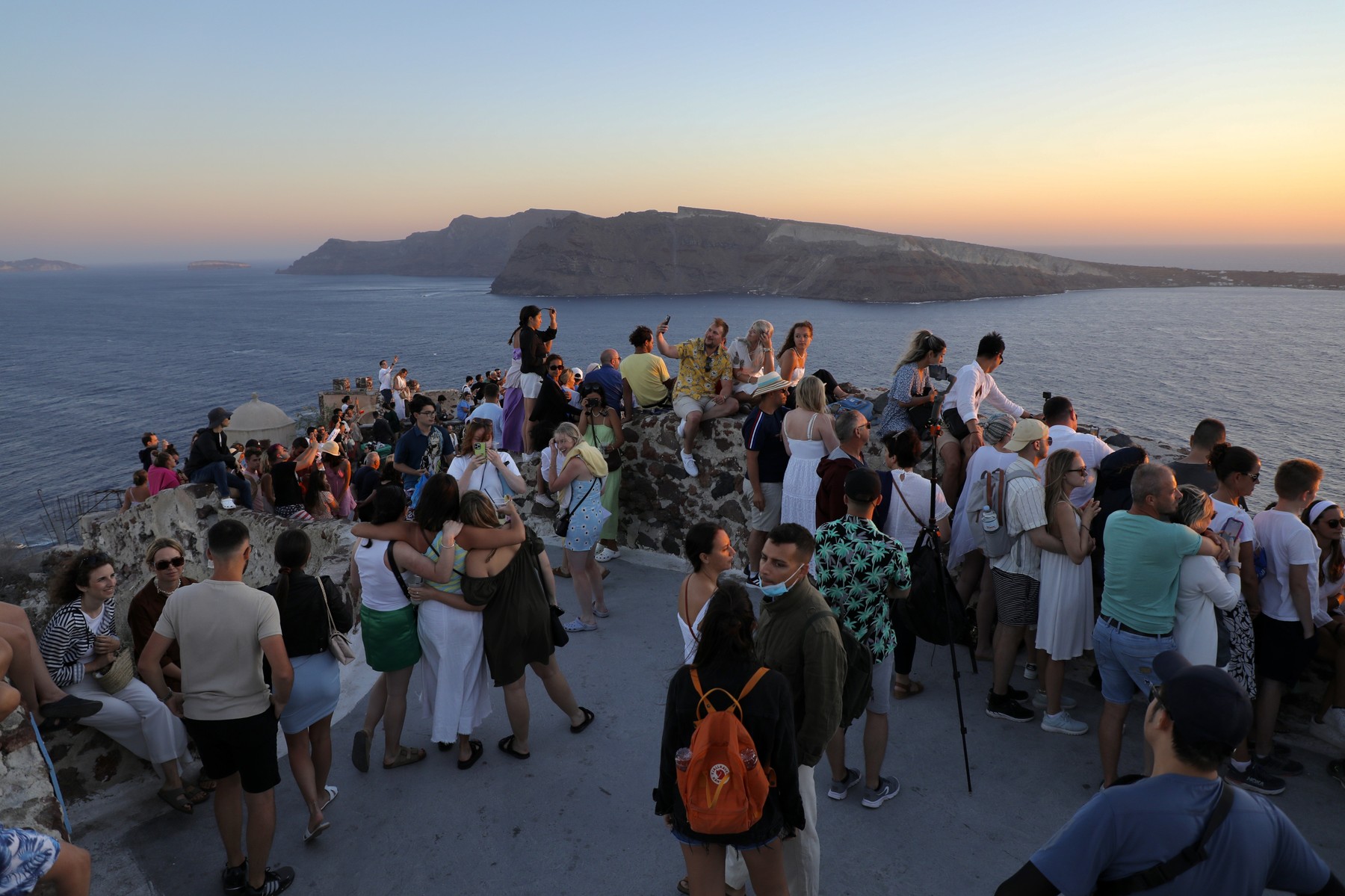 Daily life in Cyclades Islands, Greece.