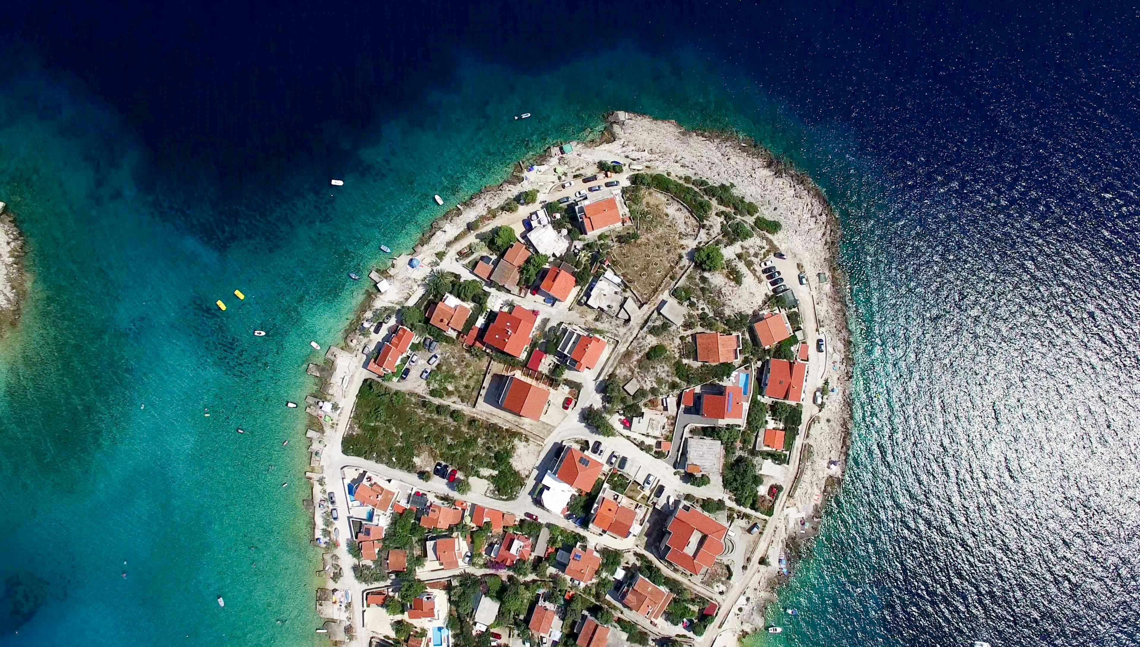 hrvatska otok iz zraka