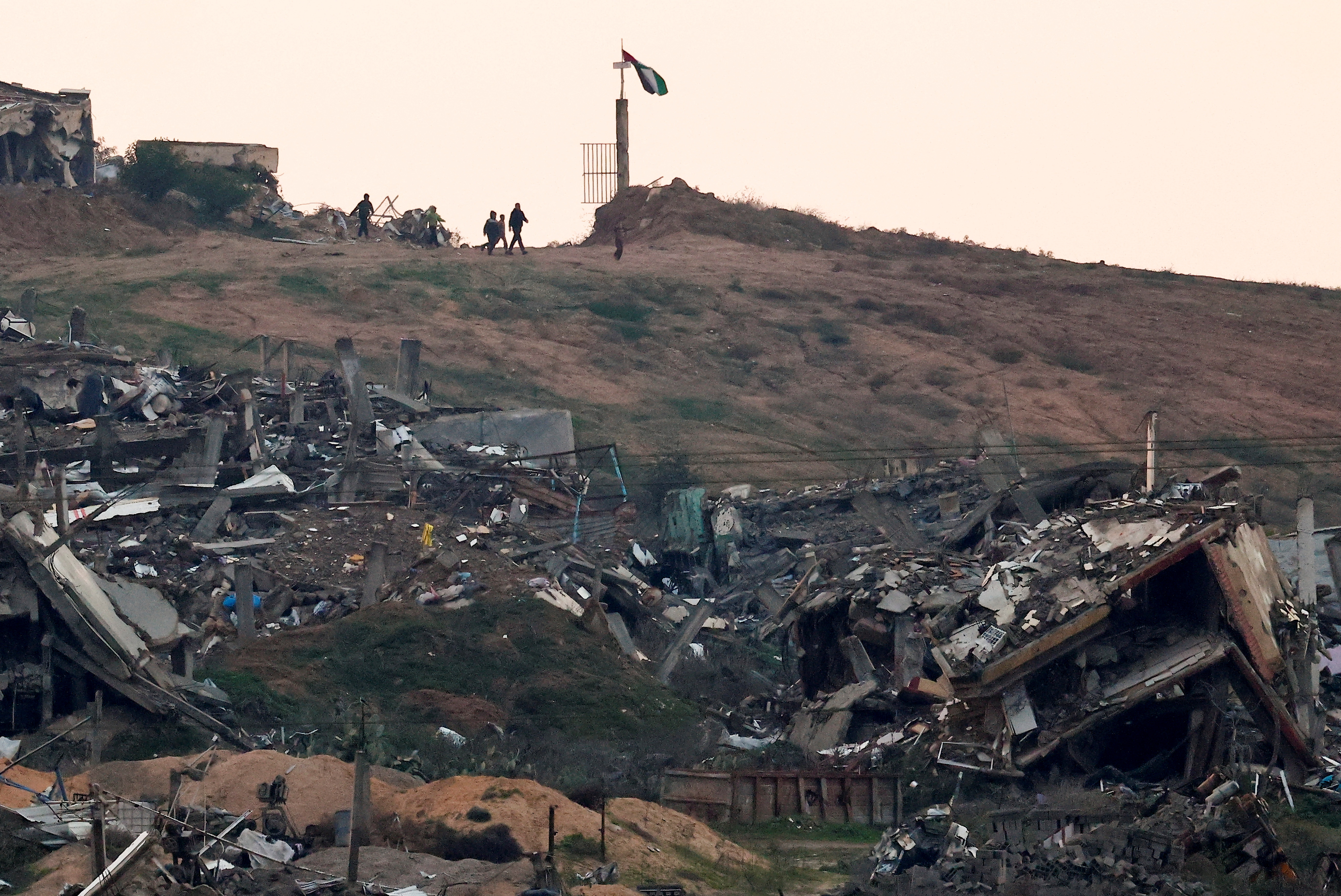 Gaza, pojas Gaze, palestinska zastava