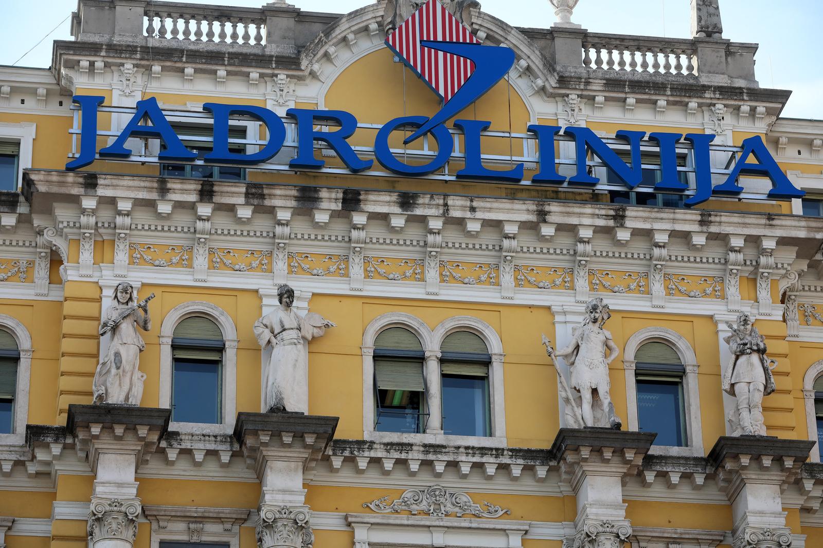Rijeka: Palača Jadran u kojoj je sjedište Jadrolinije