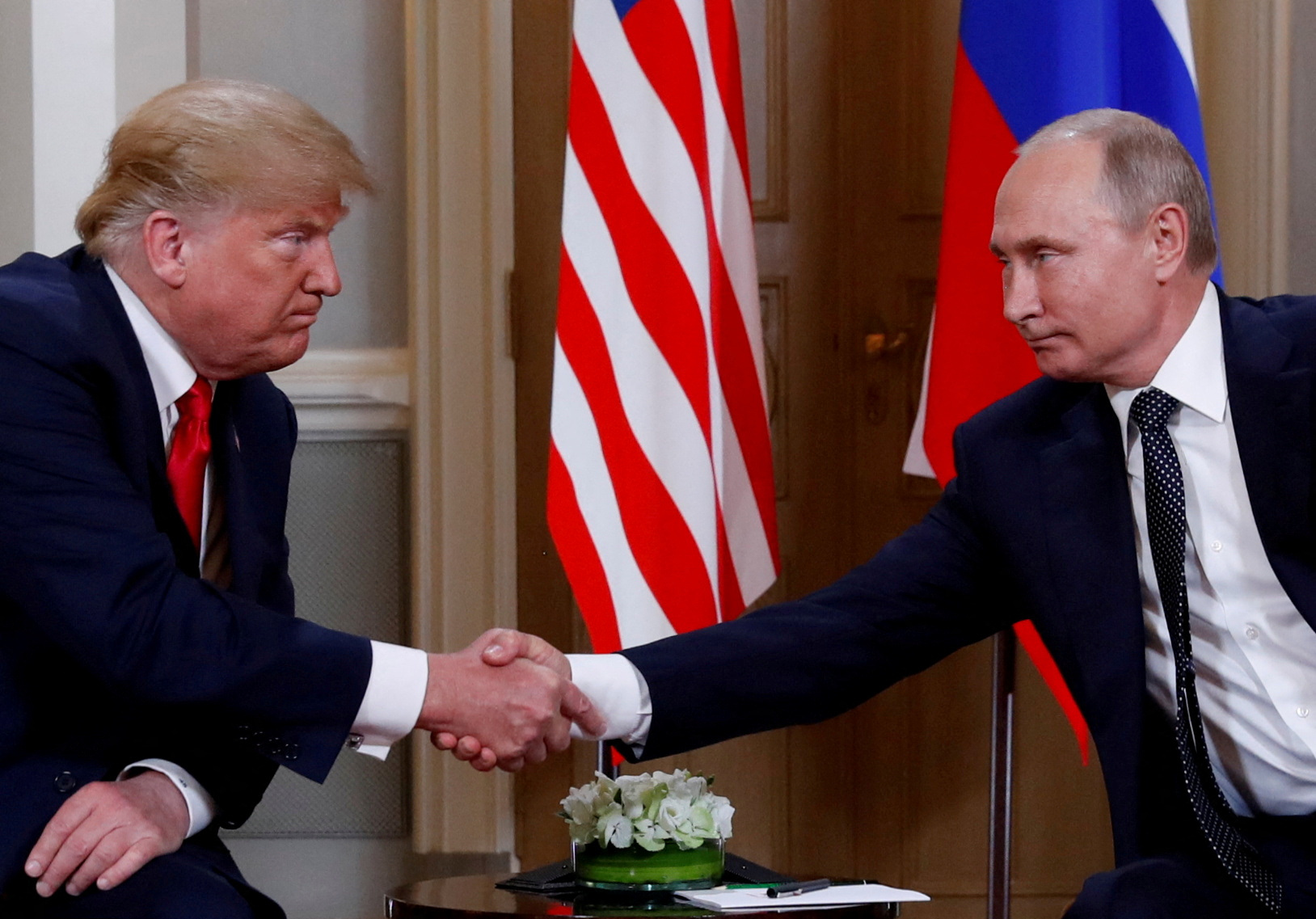 FILE PHOTO: Trump-Putin summit in Helsinki