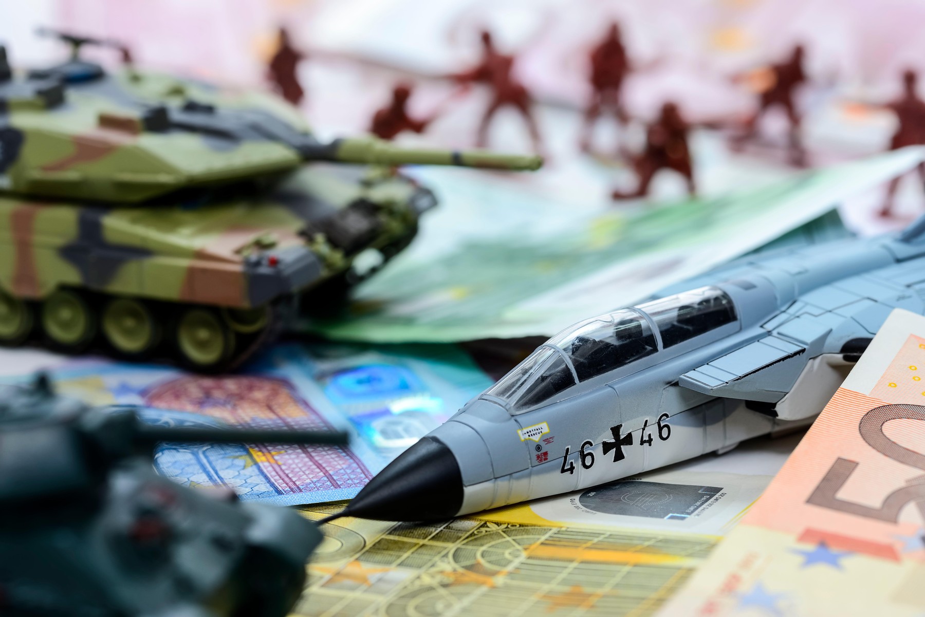 Rising German defence spending, symbolic photo, Steigende deutsche Verteidigungsausgaben, Symbolfoto