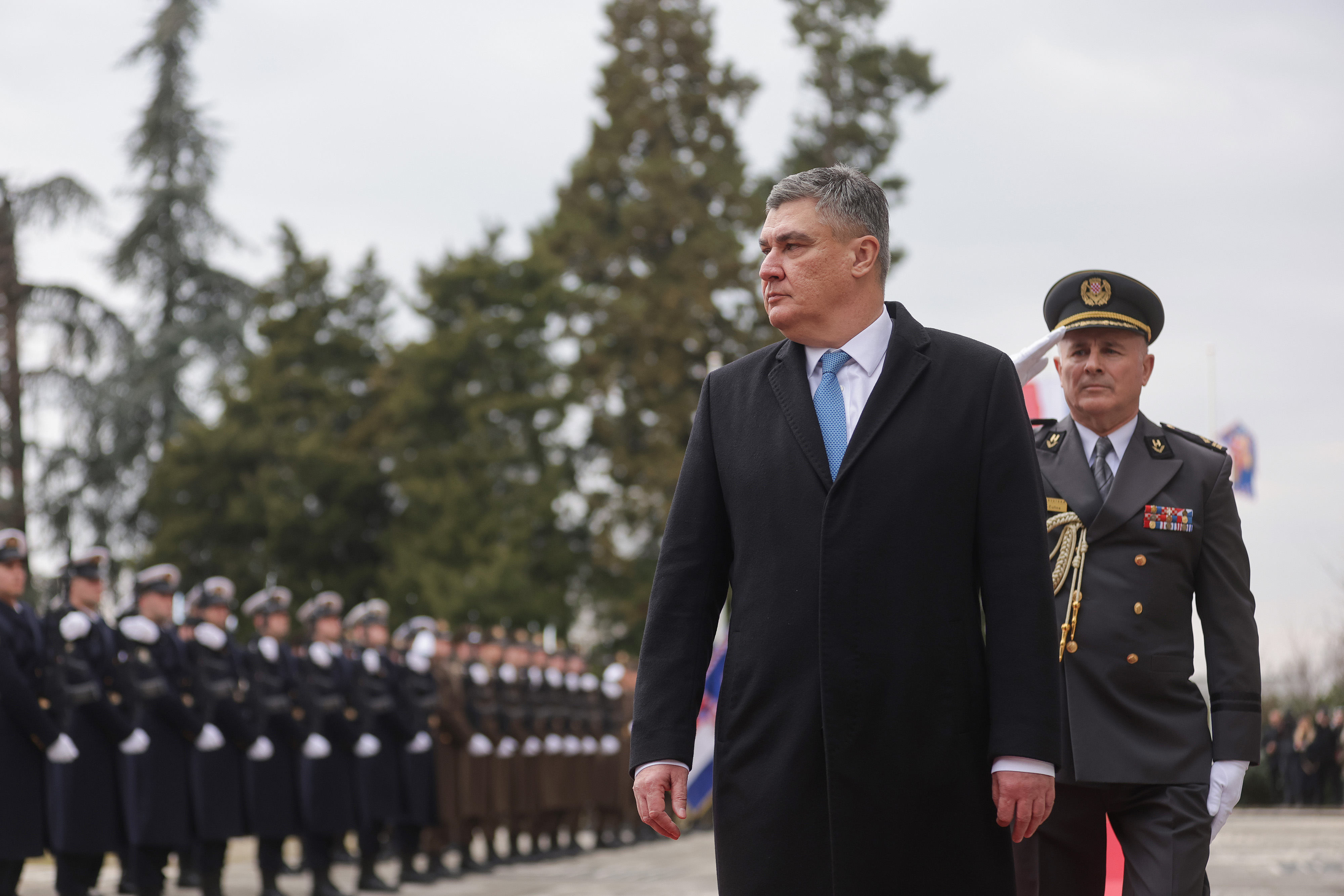 Zagreb: Dolazak Zorana Milanovića u društvu supruge na inauguraciju