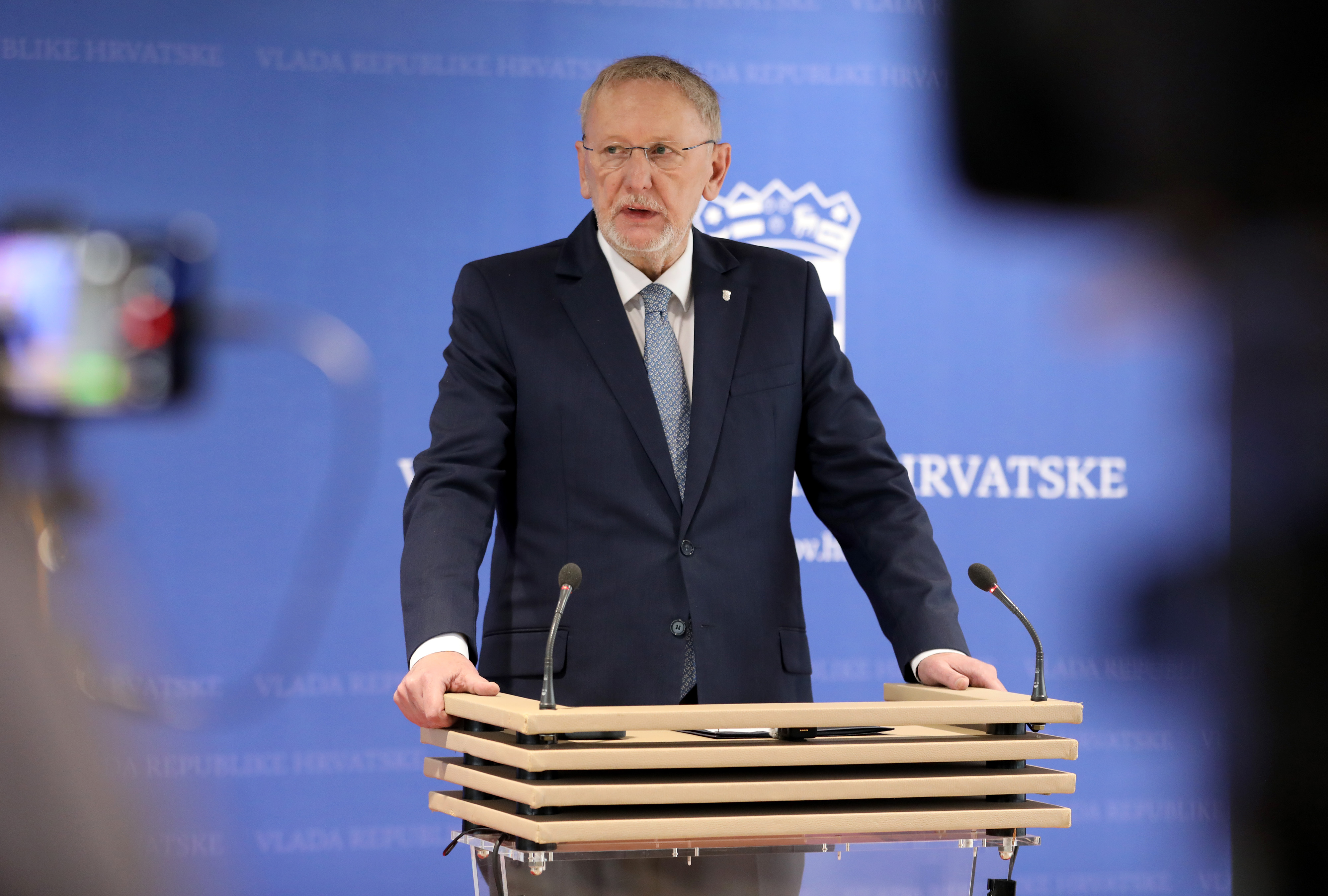 Zagreb: Ministar Davor Božinović obratio se medijima nakon održane sjednice Vlade RH