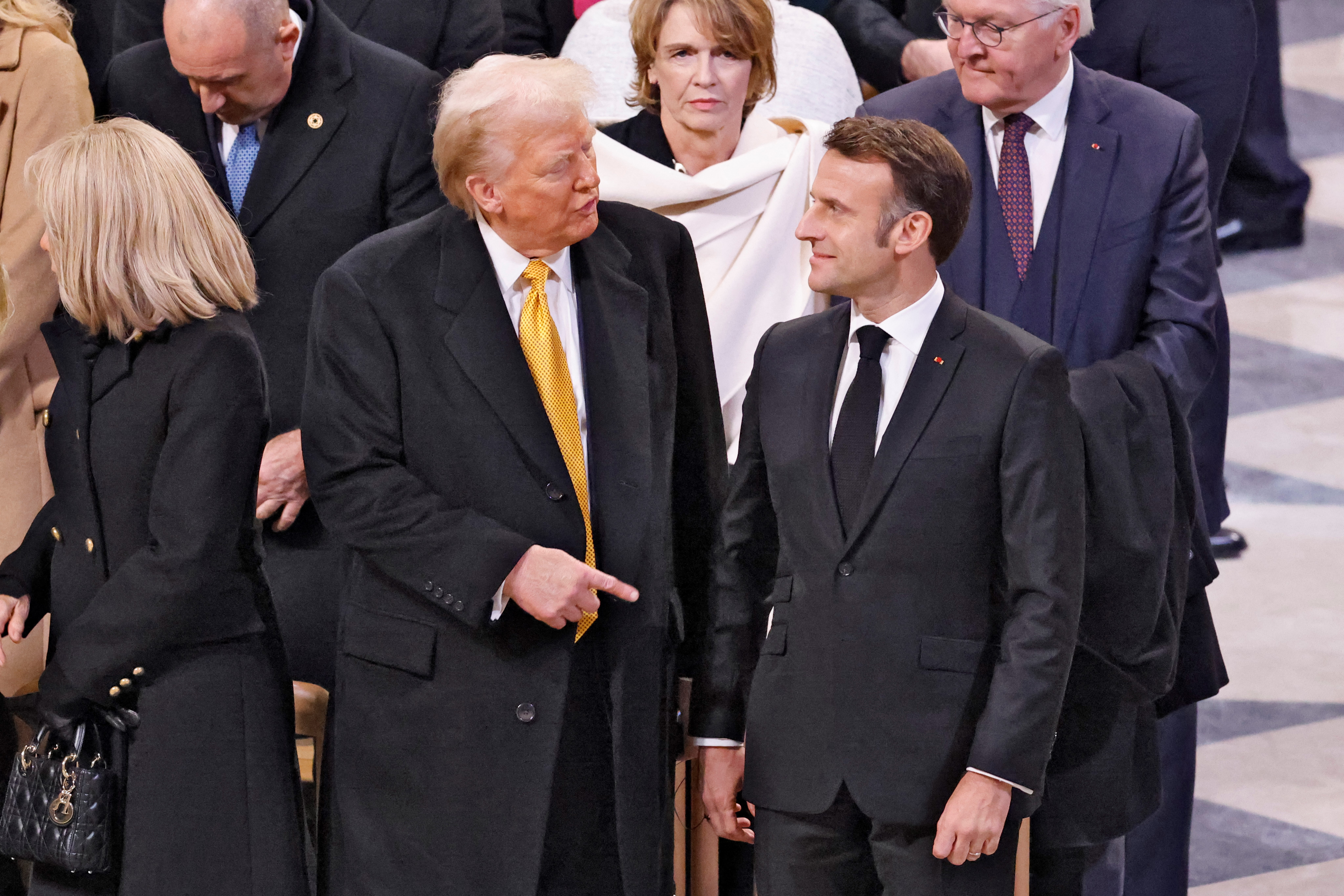Donald Trump i Emanuel Macron
