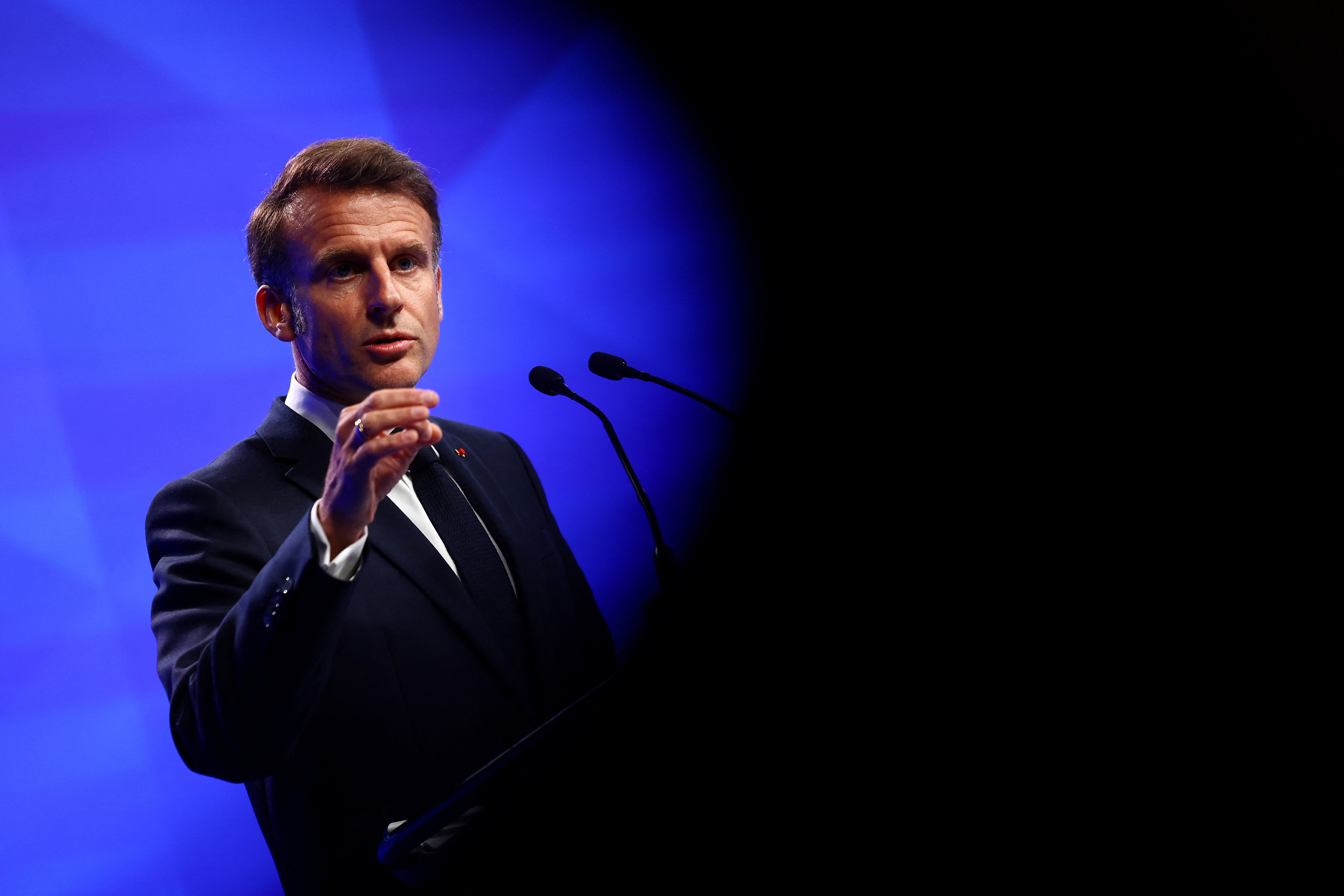 EMMANUEL MACRON, 30.5.2025. REUTERS