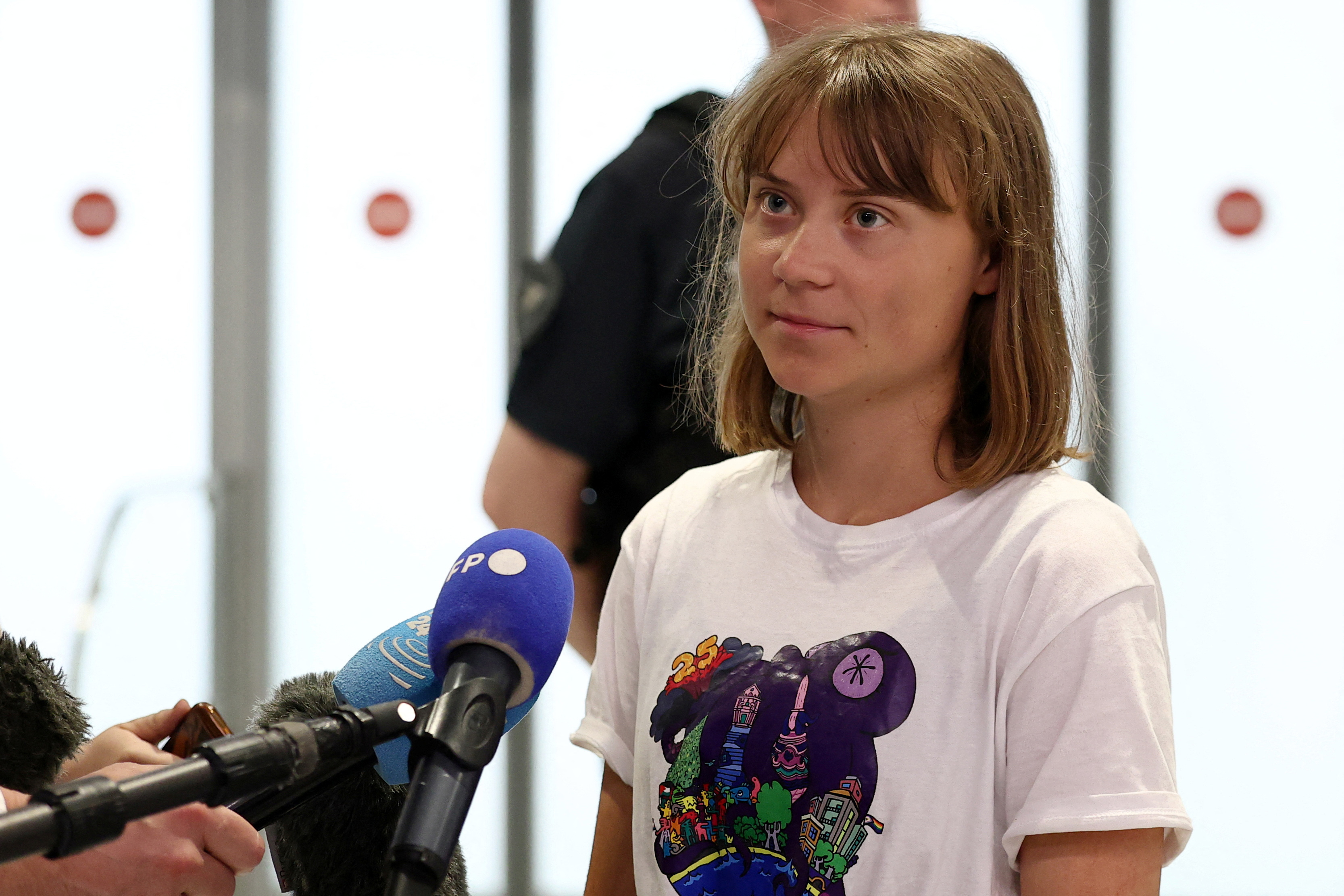 Greta Thunberg nakon deportacije iz Izraela