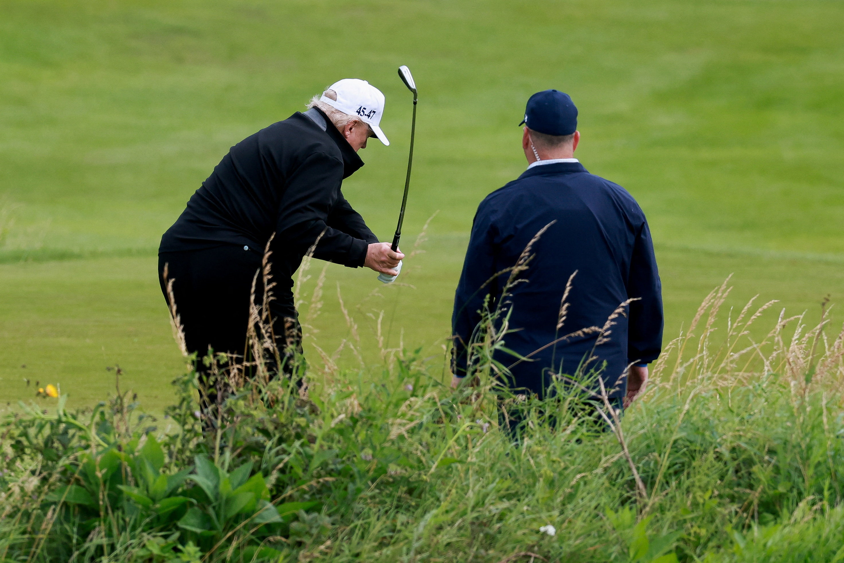 Donald Trump igra golf u Škotskoj