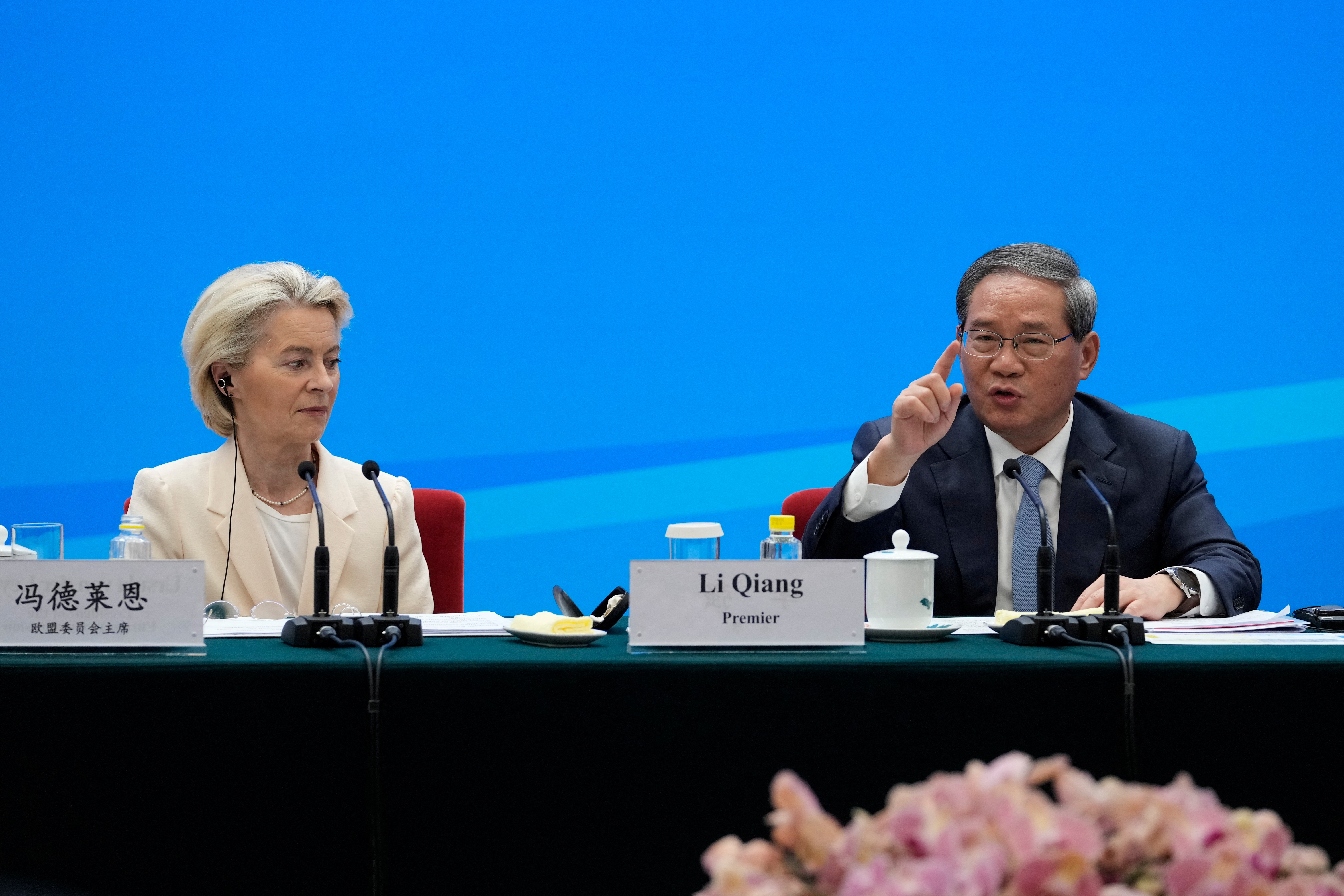 Ursula von der Leyen i Li Qiang