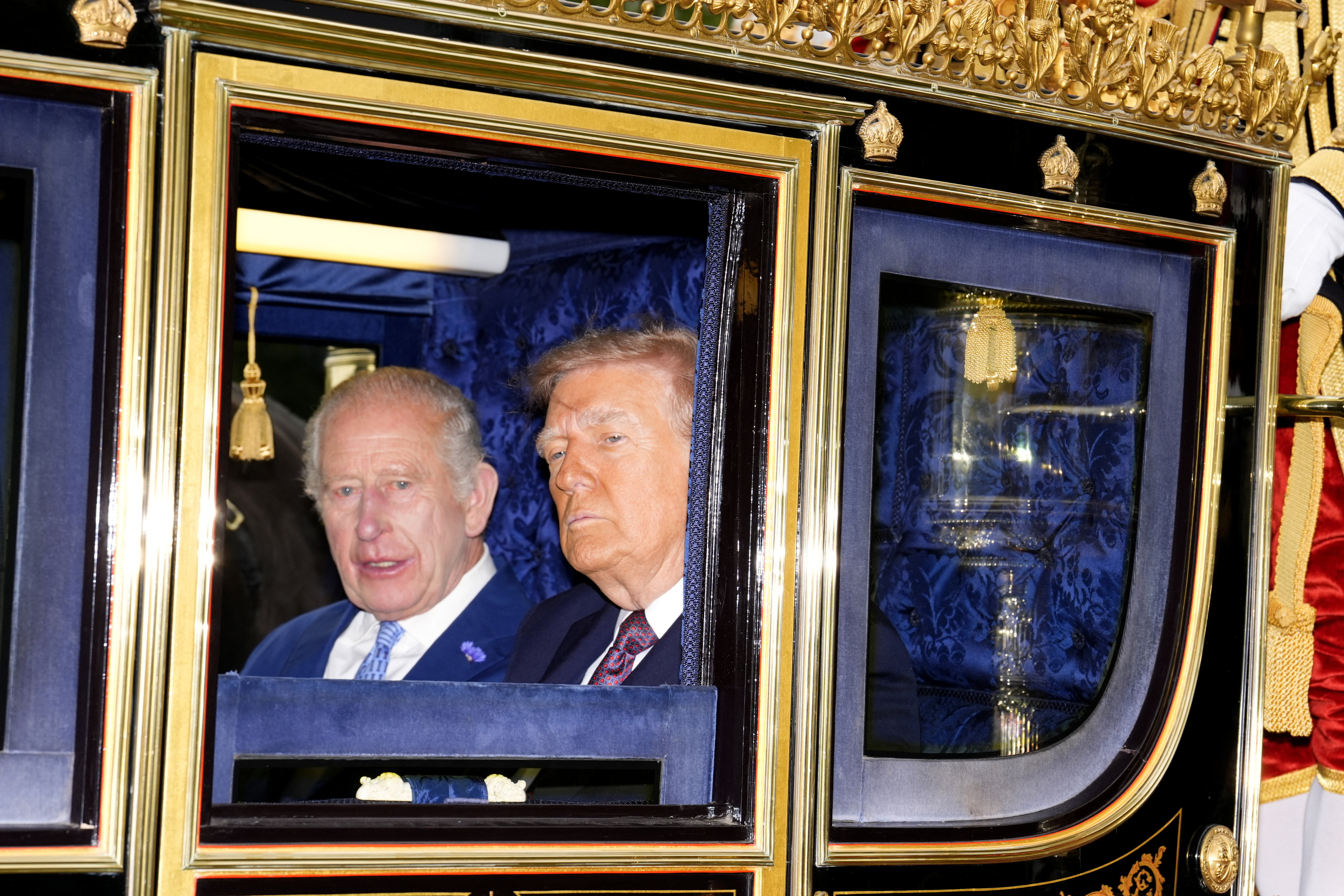 King Charles III and US President Donald Trump