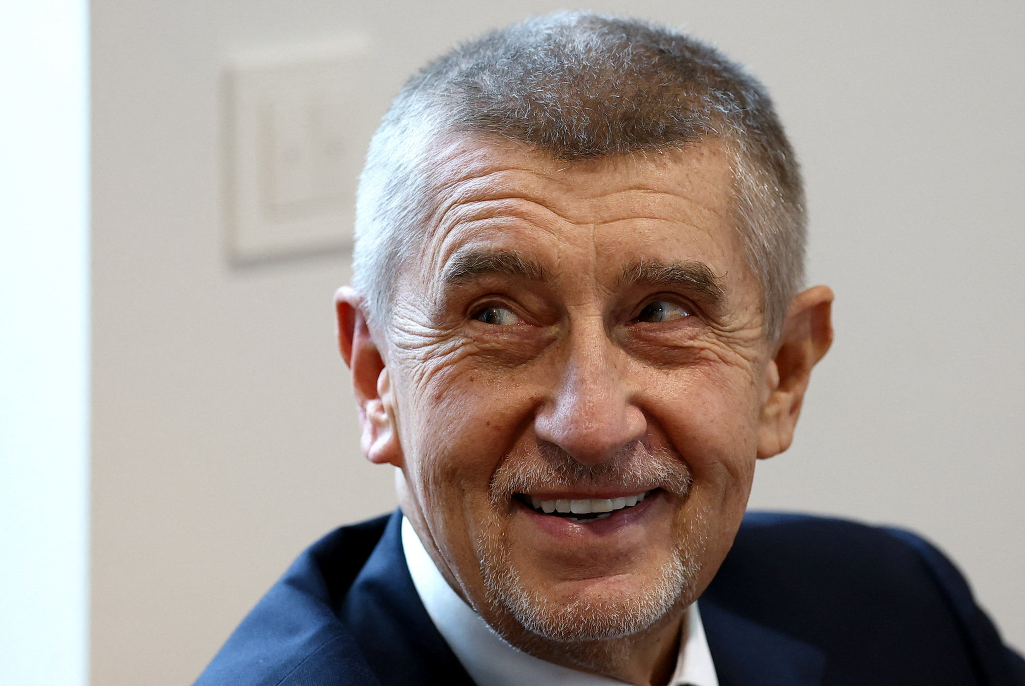 Czech newly appointed Prime Minister Andrej Babis looks on as he meets European Council President Antonio Costa (not pictured) in Brussels, Belgium December 11, 2025. REUTERS/Yves Herman