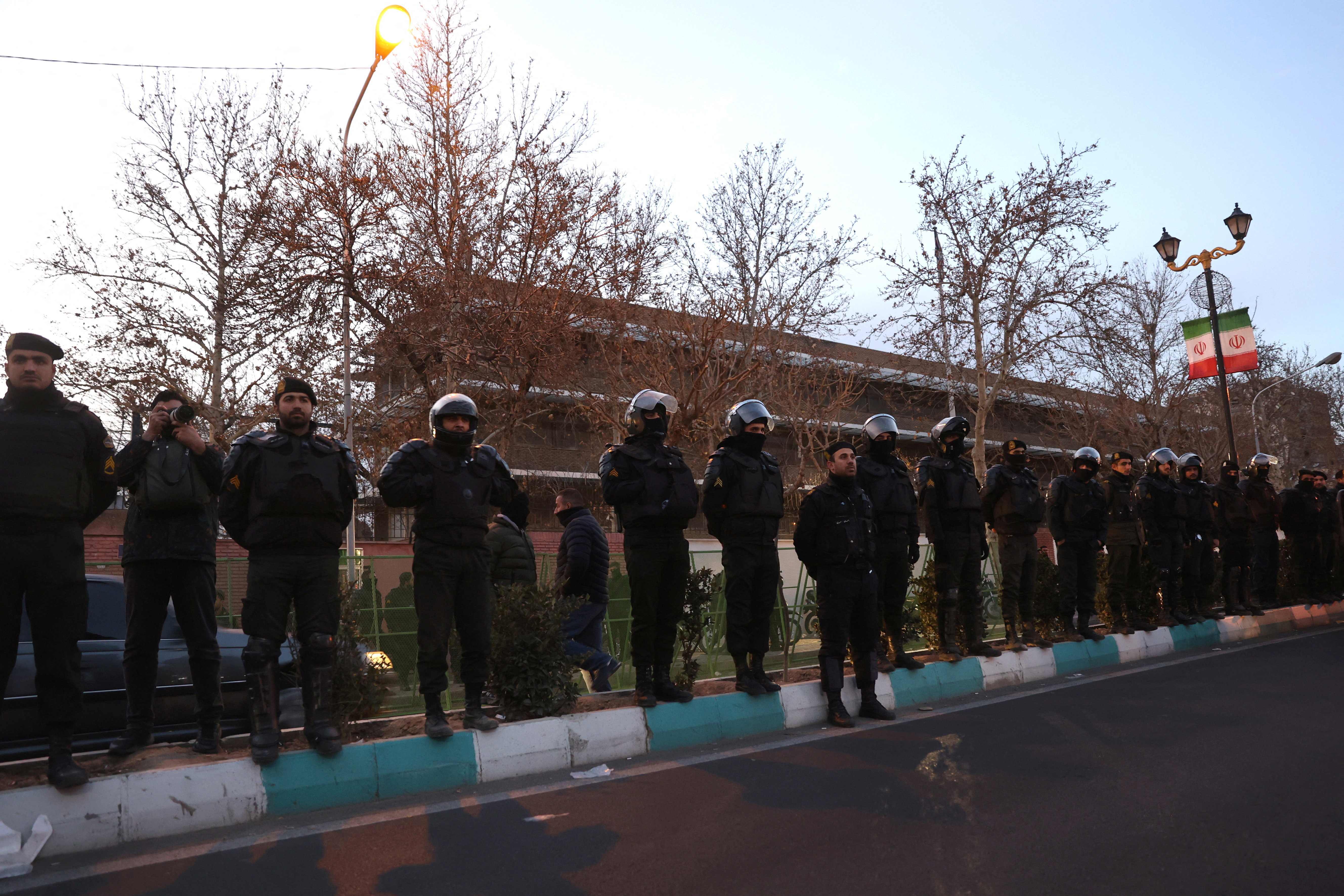 Members of the Iranian police