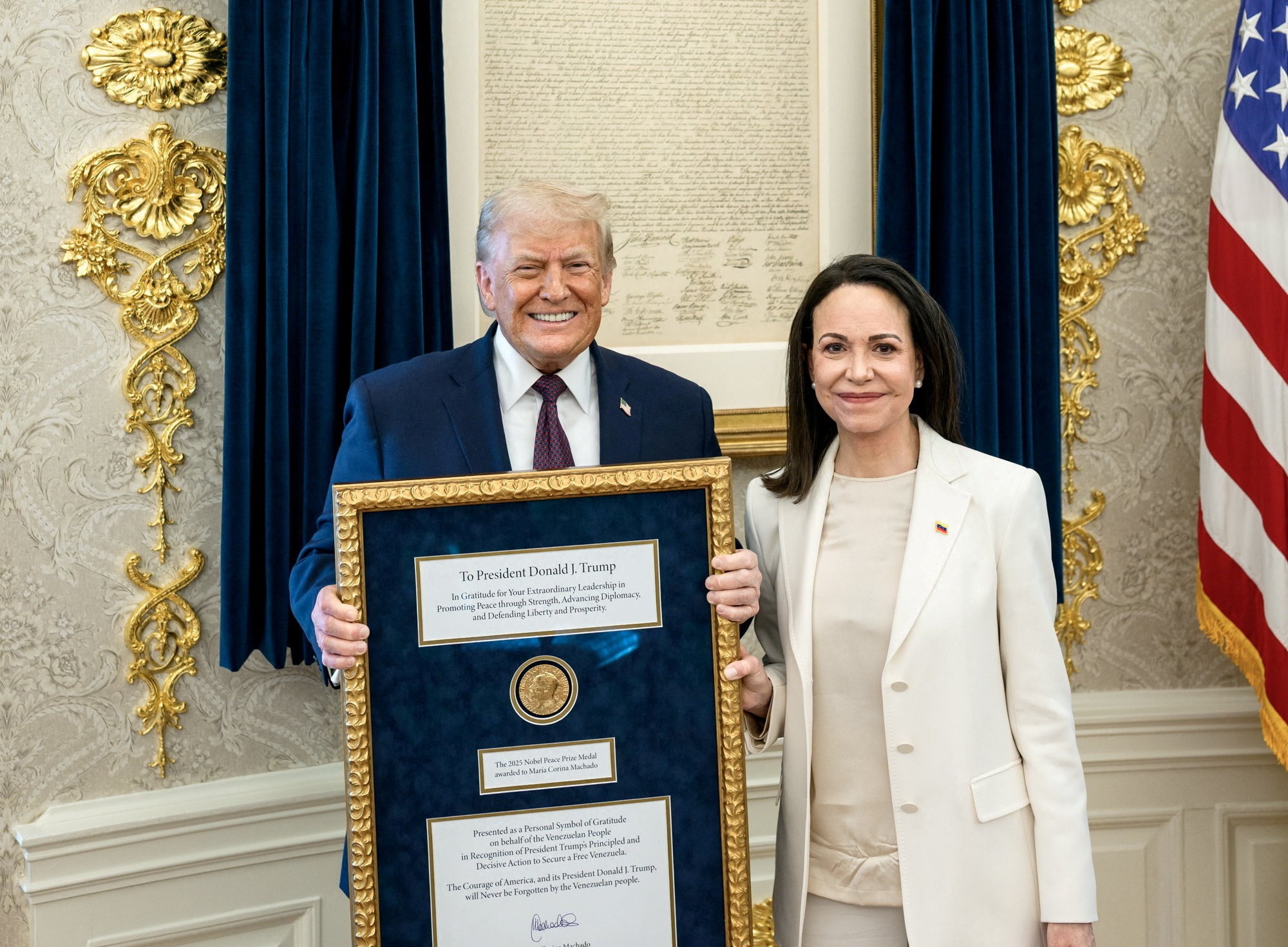 Maria Corina Machado i Donald Trump