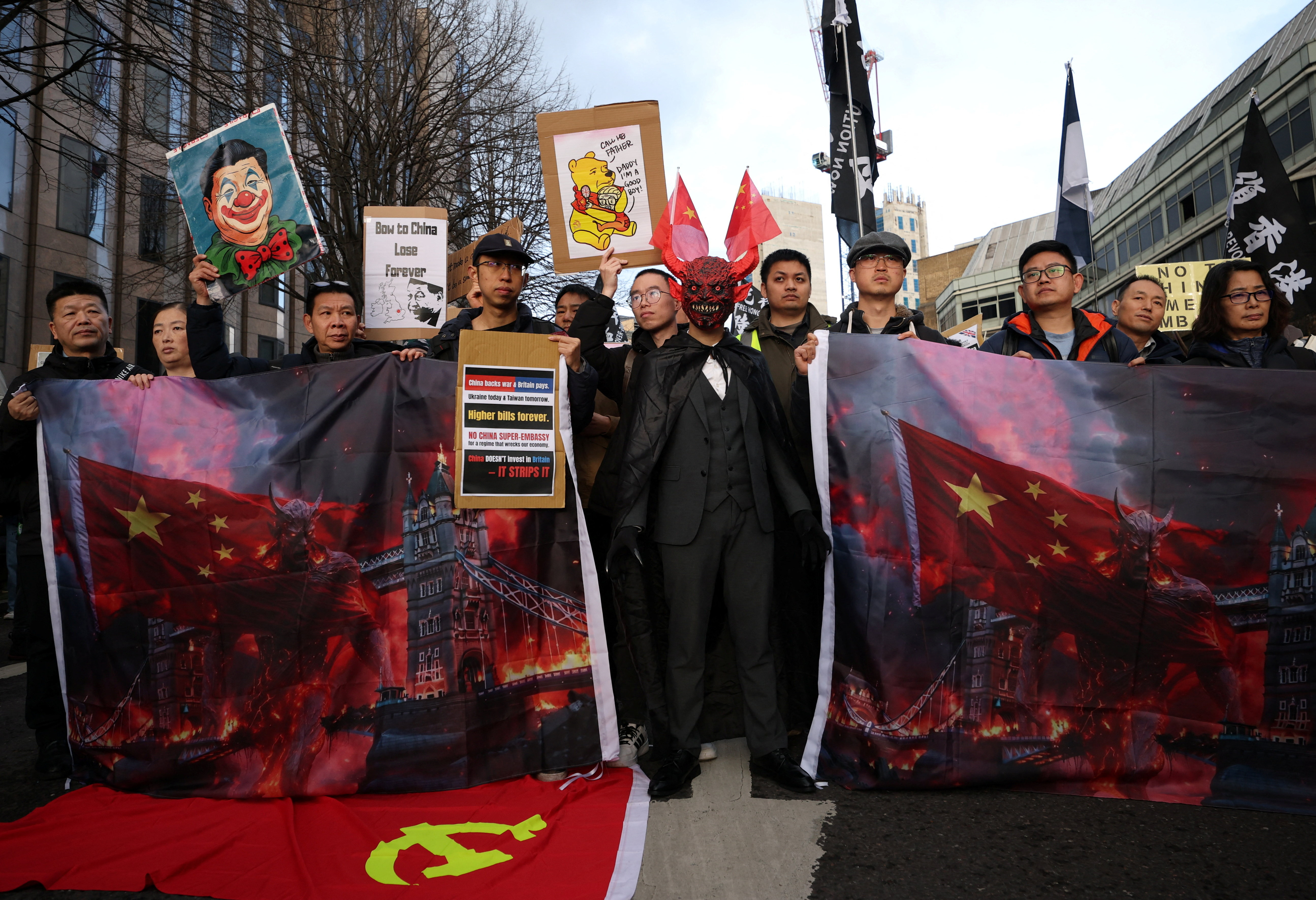 prosvjedi zbog kineske megaambasade