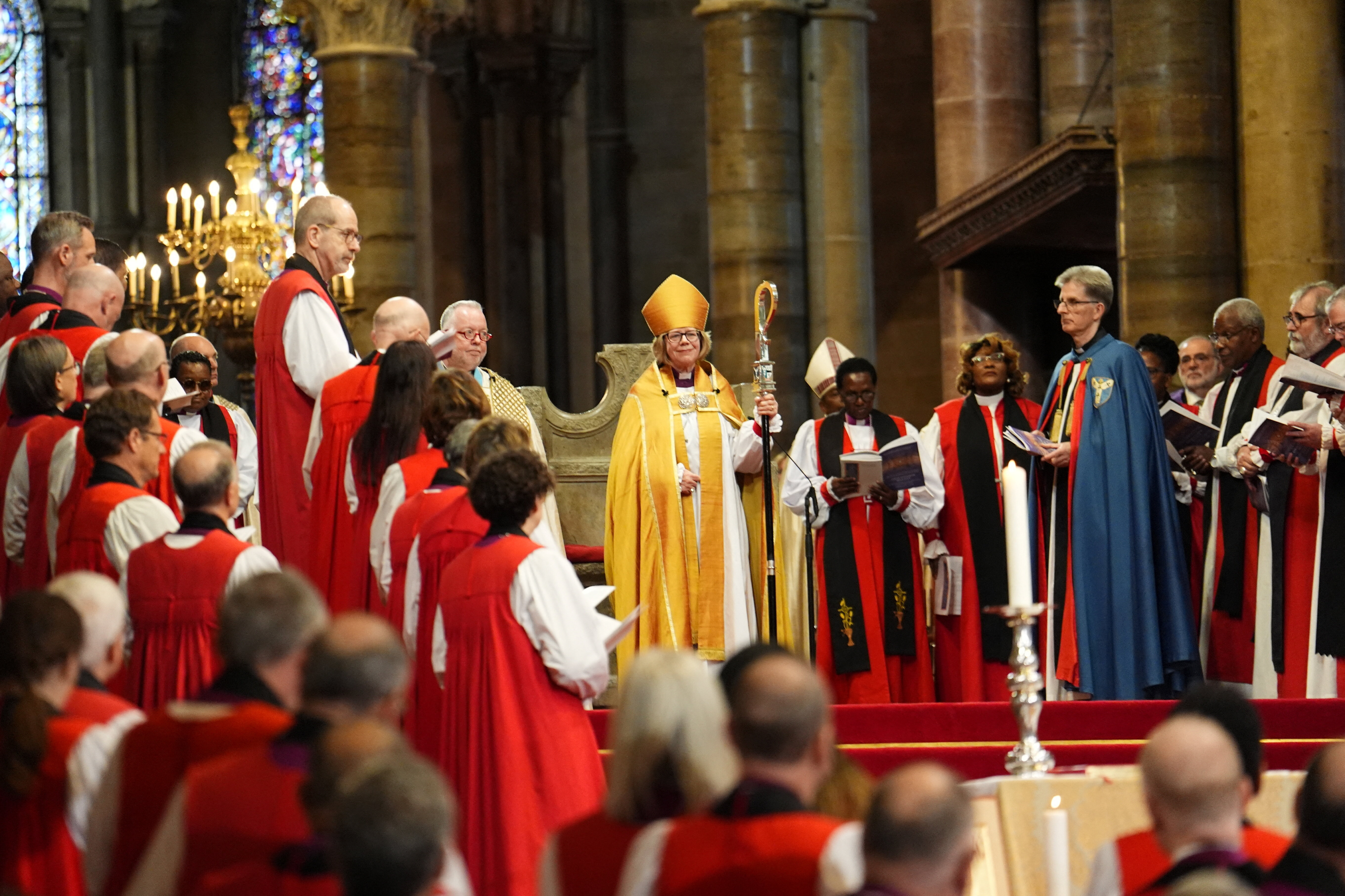 The Archbishop of Canterbury Dame Sarah Mullally.  Jordan Pettitt/Pool via REUTERS