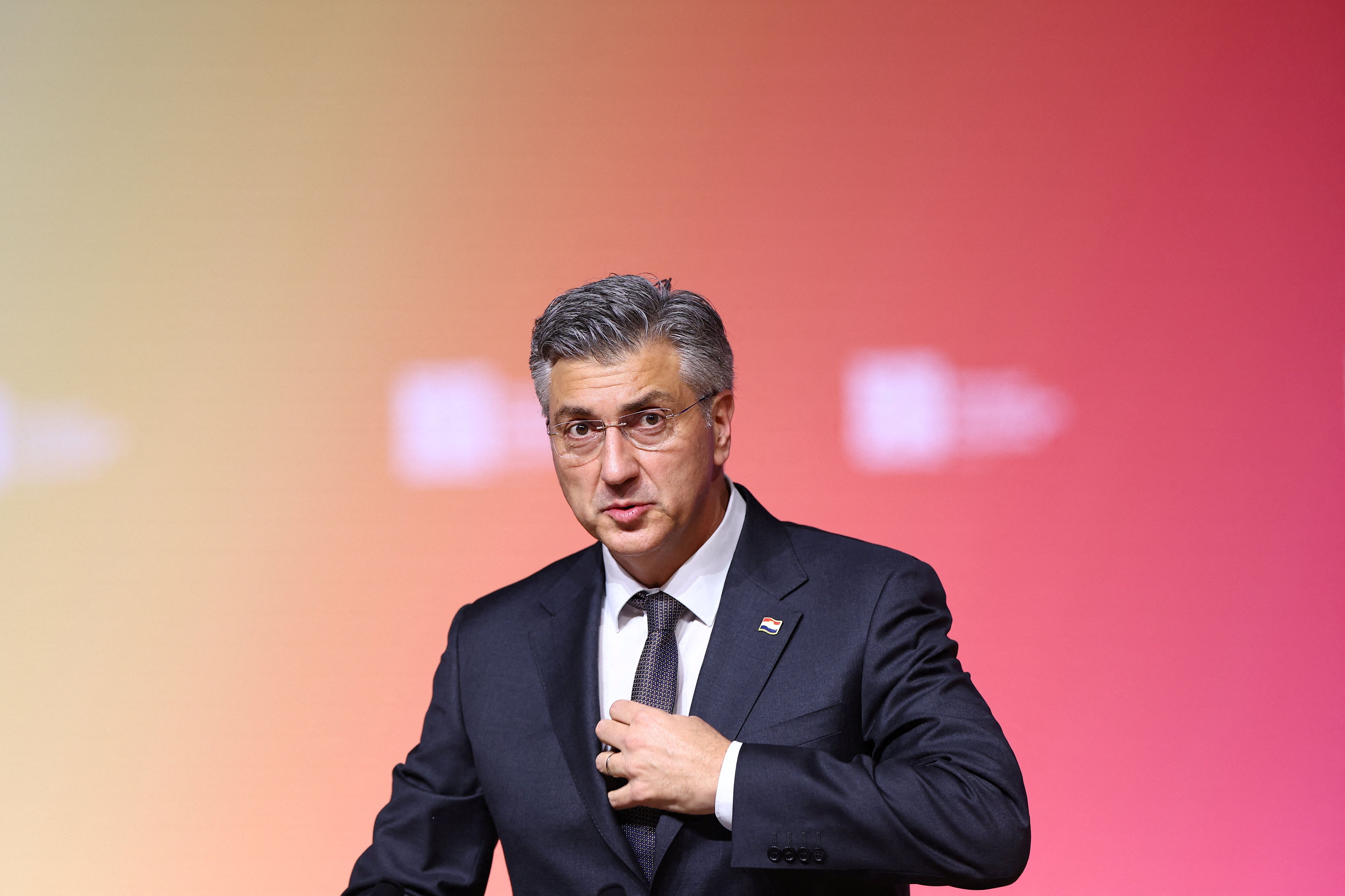 Croatia's Prime Minister Andrej Plenkovic. REUTERS/Abdul Saboor/Pool