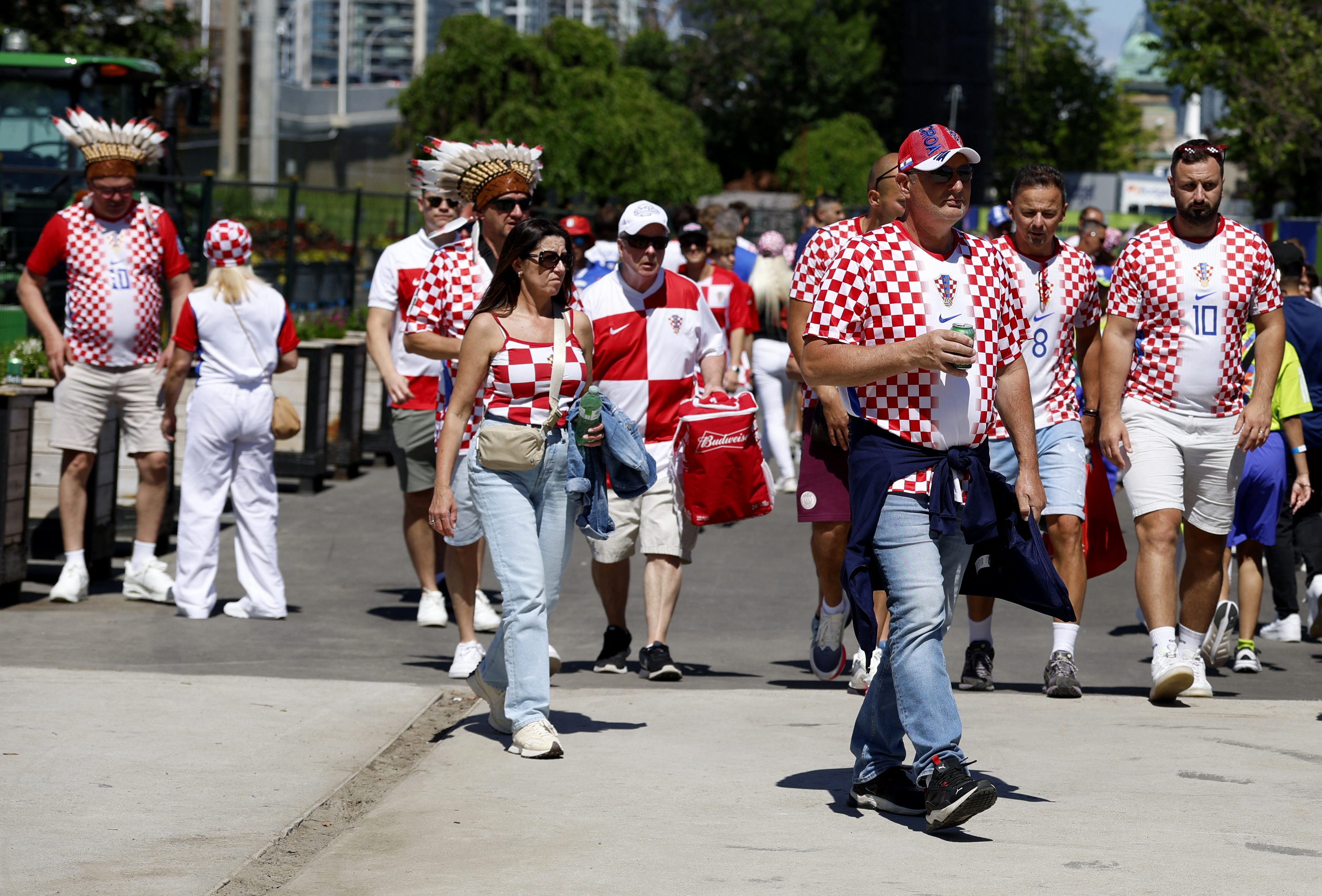 Soccer Football - FIFA World Cup 2026 - Group L - Panama v Croatia - Fans march to Toronto Stadium - Toronto, Canada