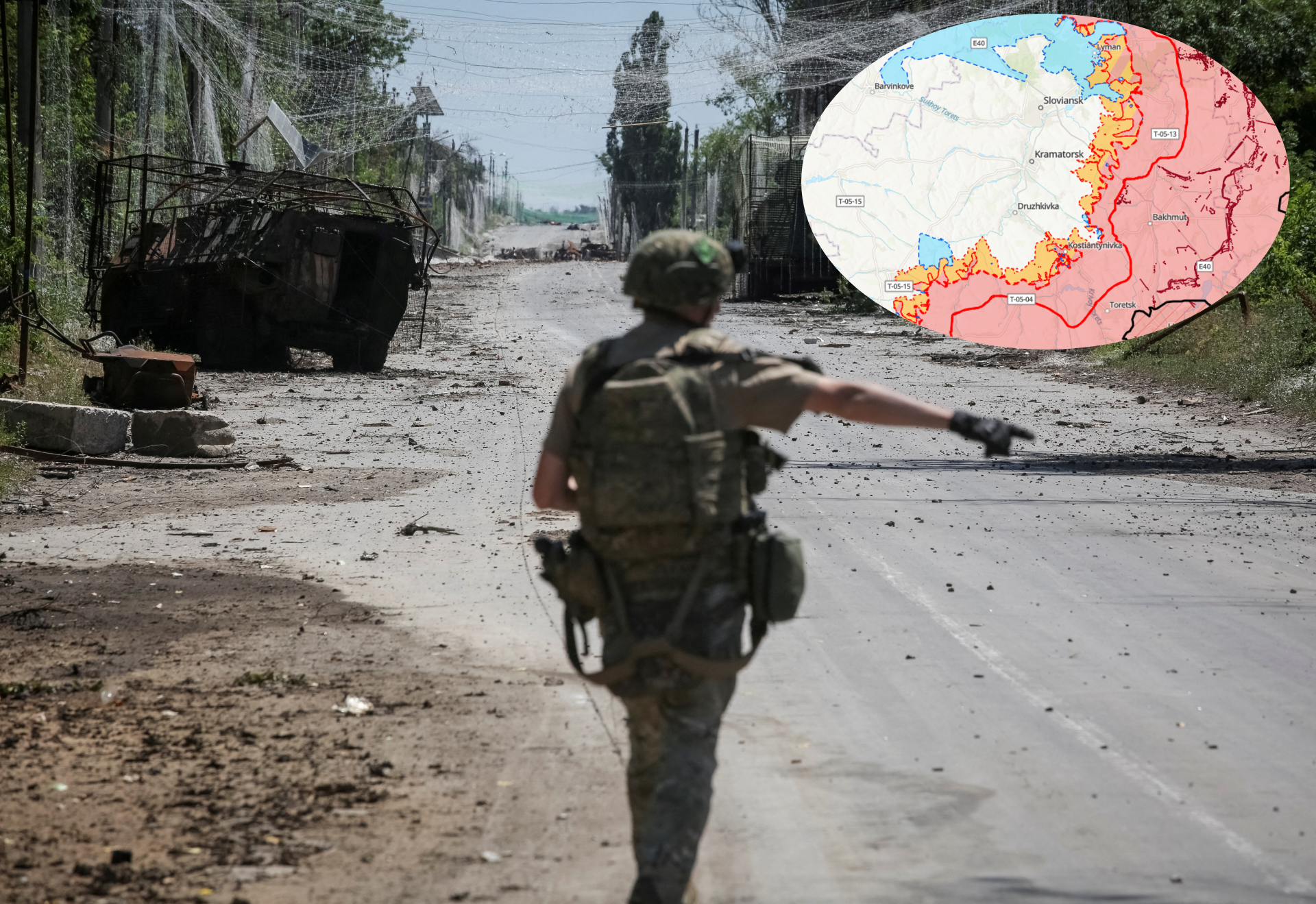 reuters / isw, ukrajina konstantinjivka
