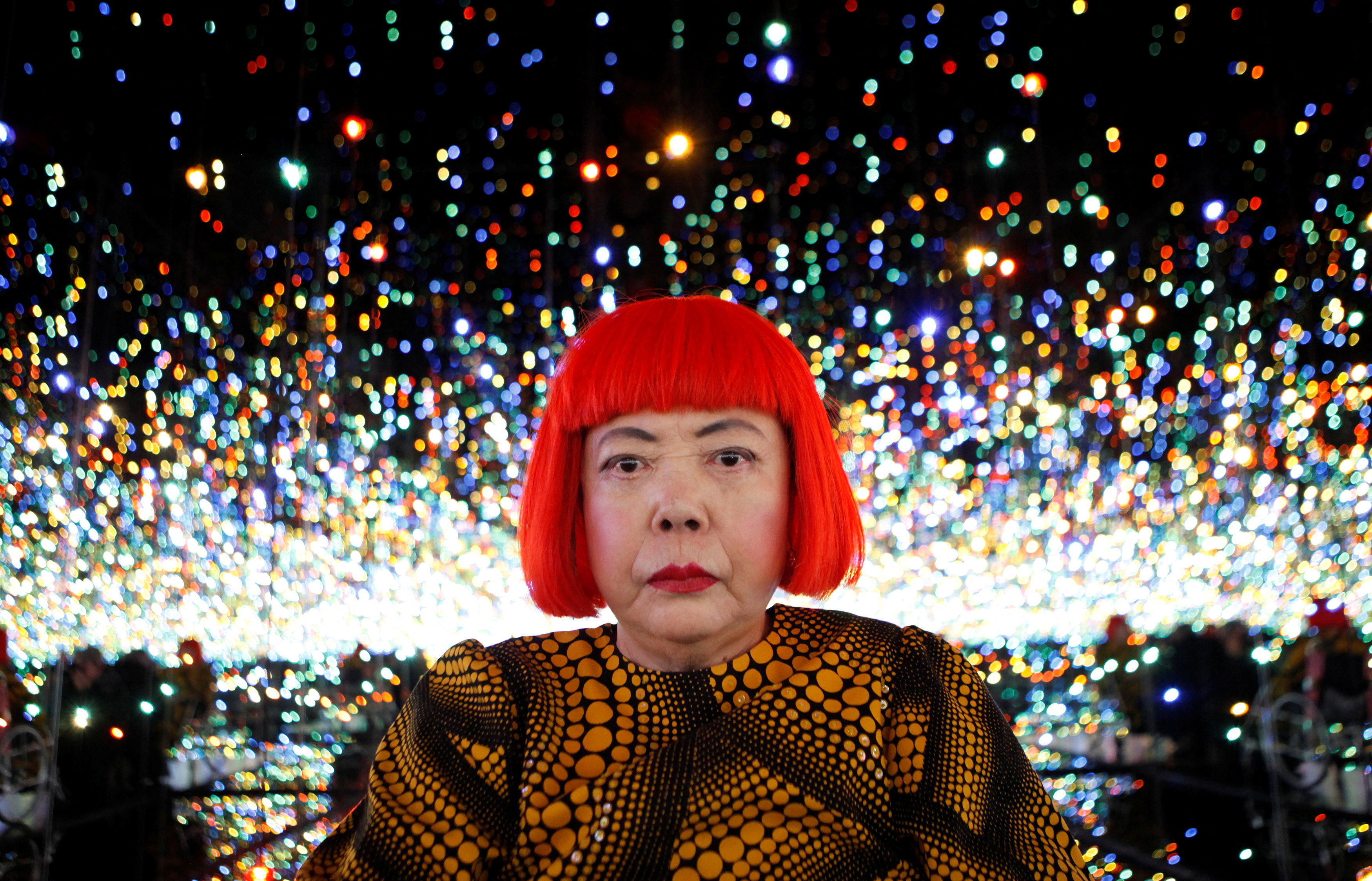 Japanese artist Yayoi Kusama.  REUTERS/Mike Segar/File Photo