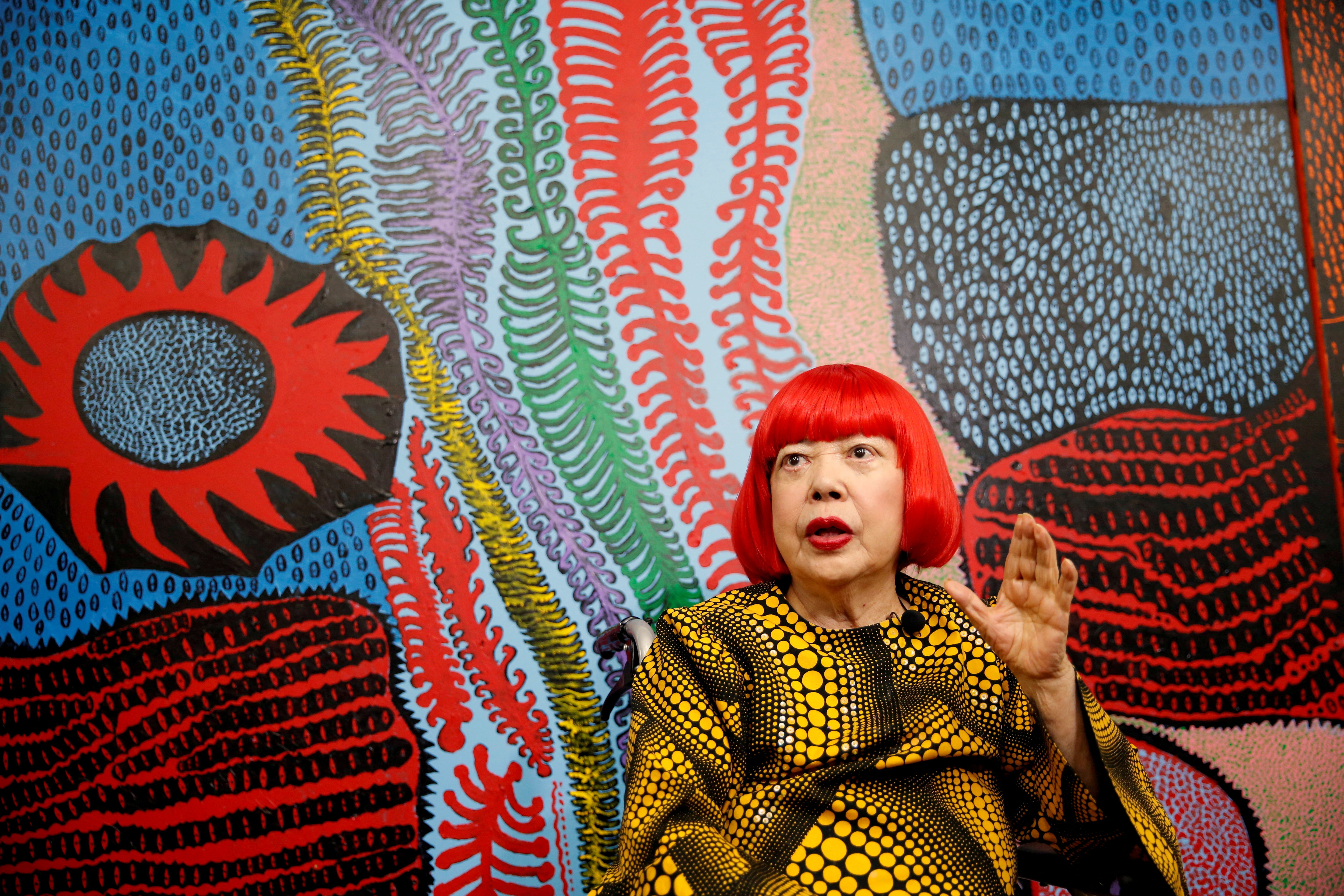 Japanese avant-garde artist Yayoi Kusama. REUTERS/Toru Hanai/File Photo