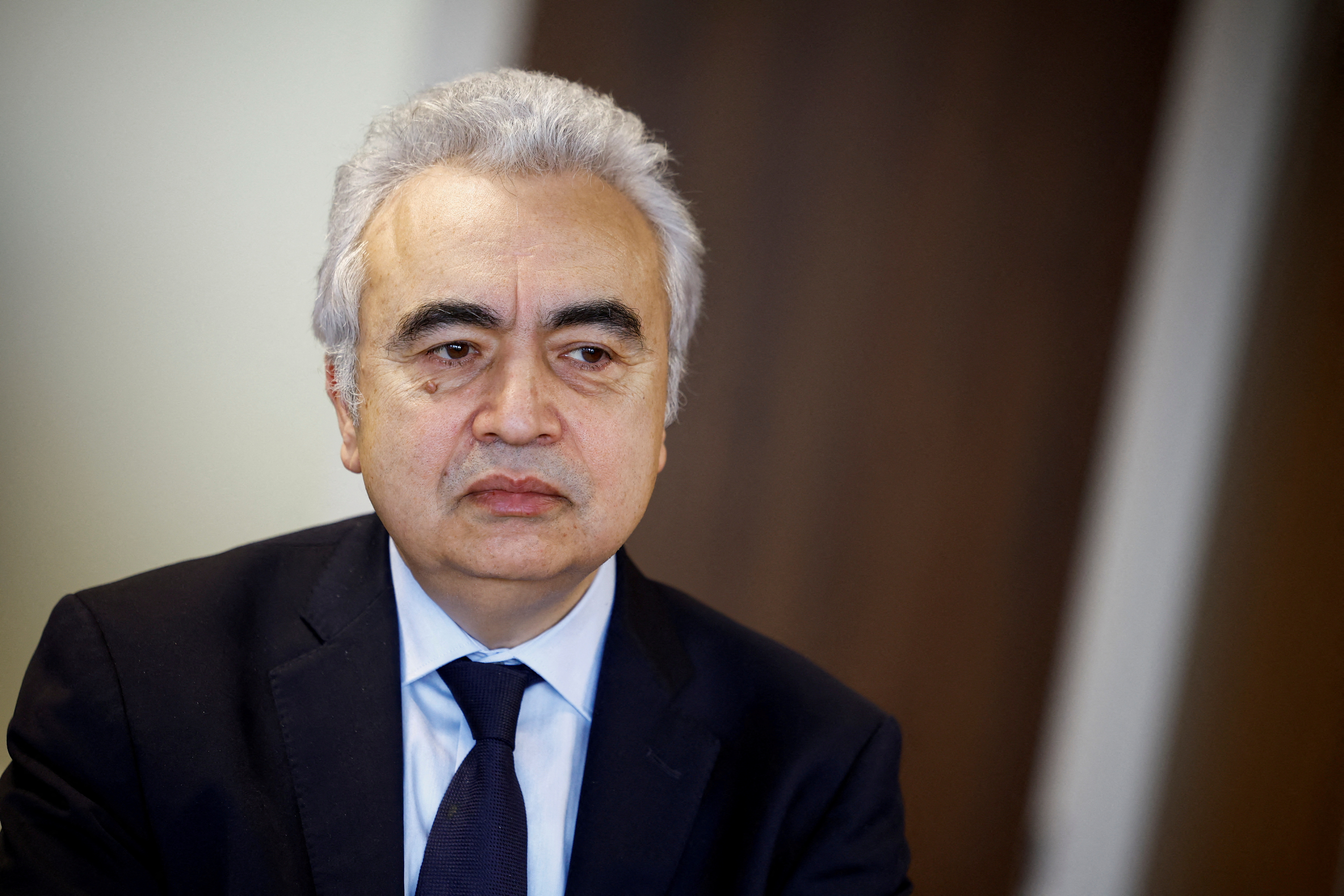 The International Energy Agency chief Fatih Birol attends an interview with Reuters in Paris, France, December 15, 2023.