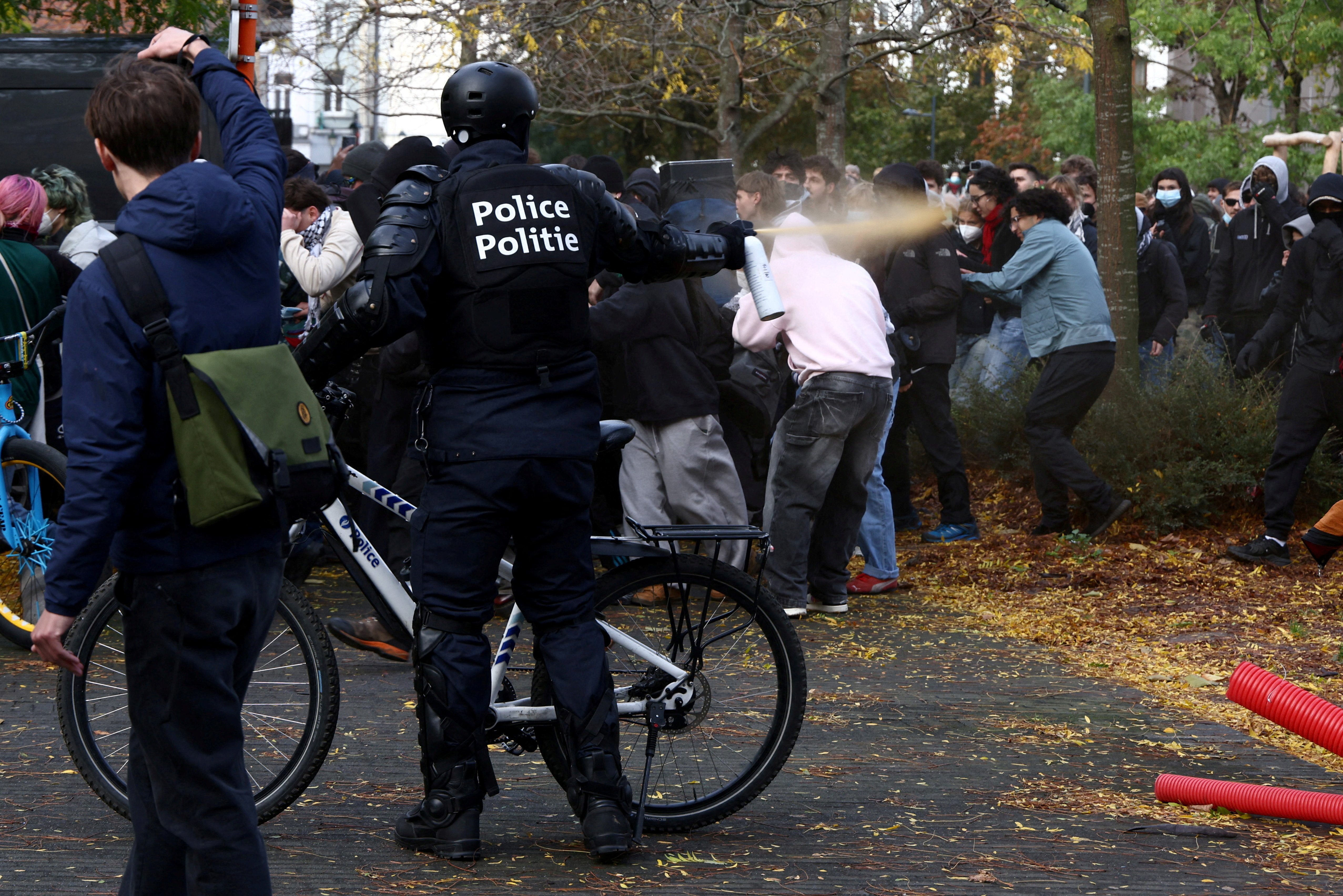 Belgija, prosvjed
