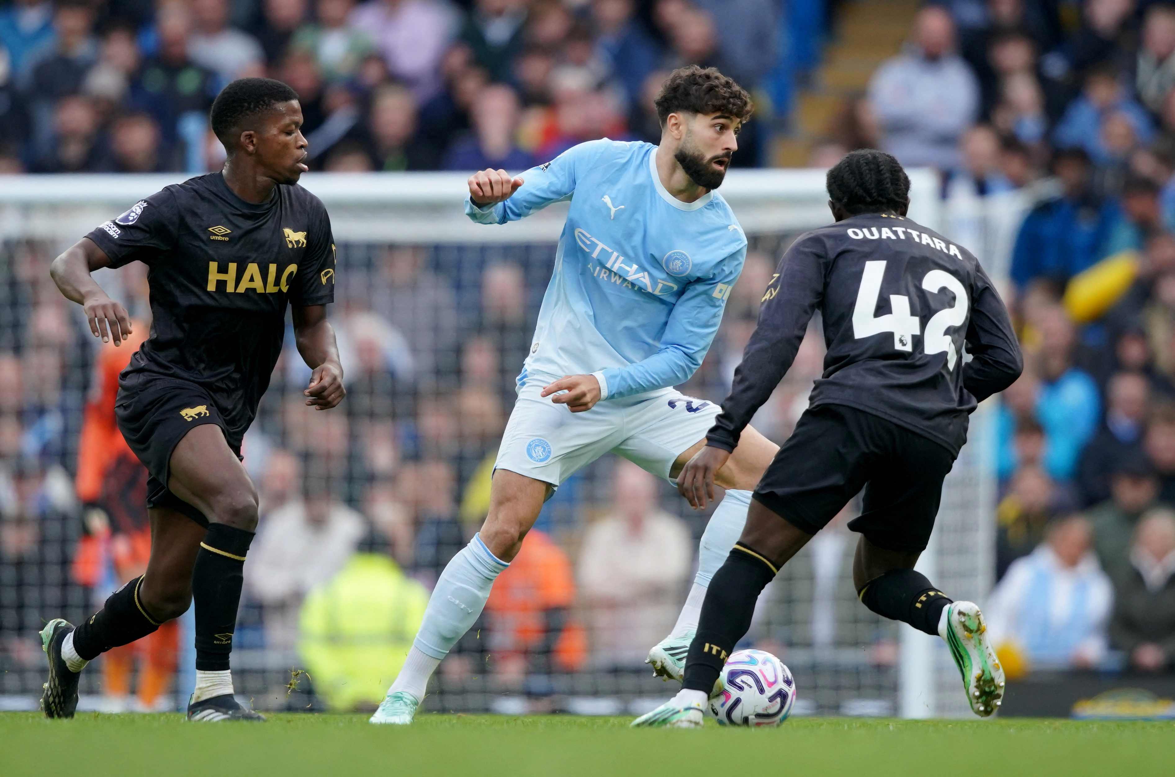 Manchester City's Josko Gvardio REUTERS/Ian Hodgson