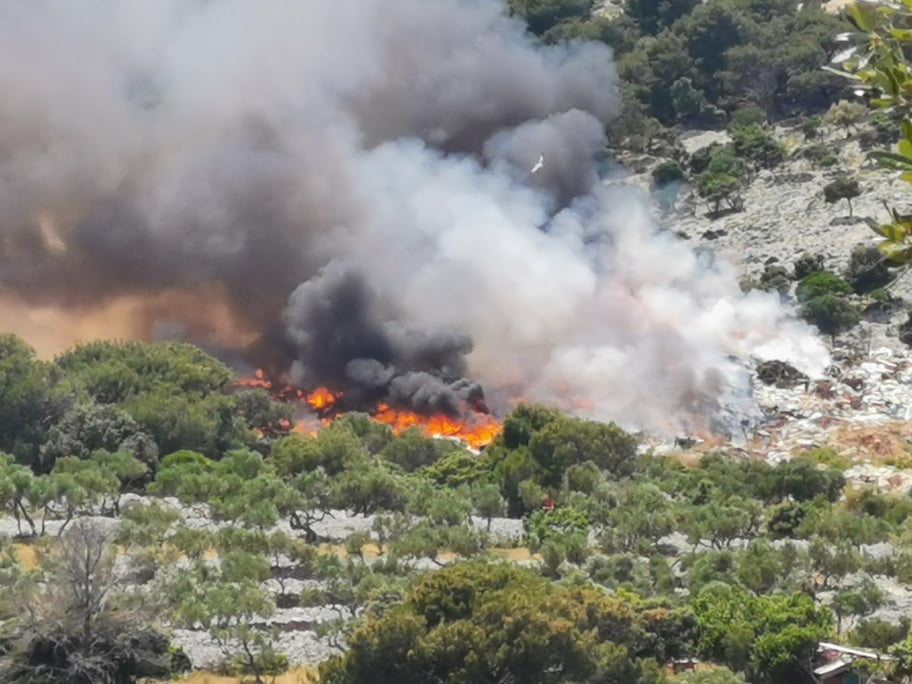 Mali Lošinji, požar