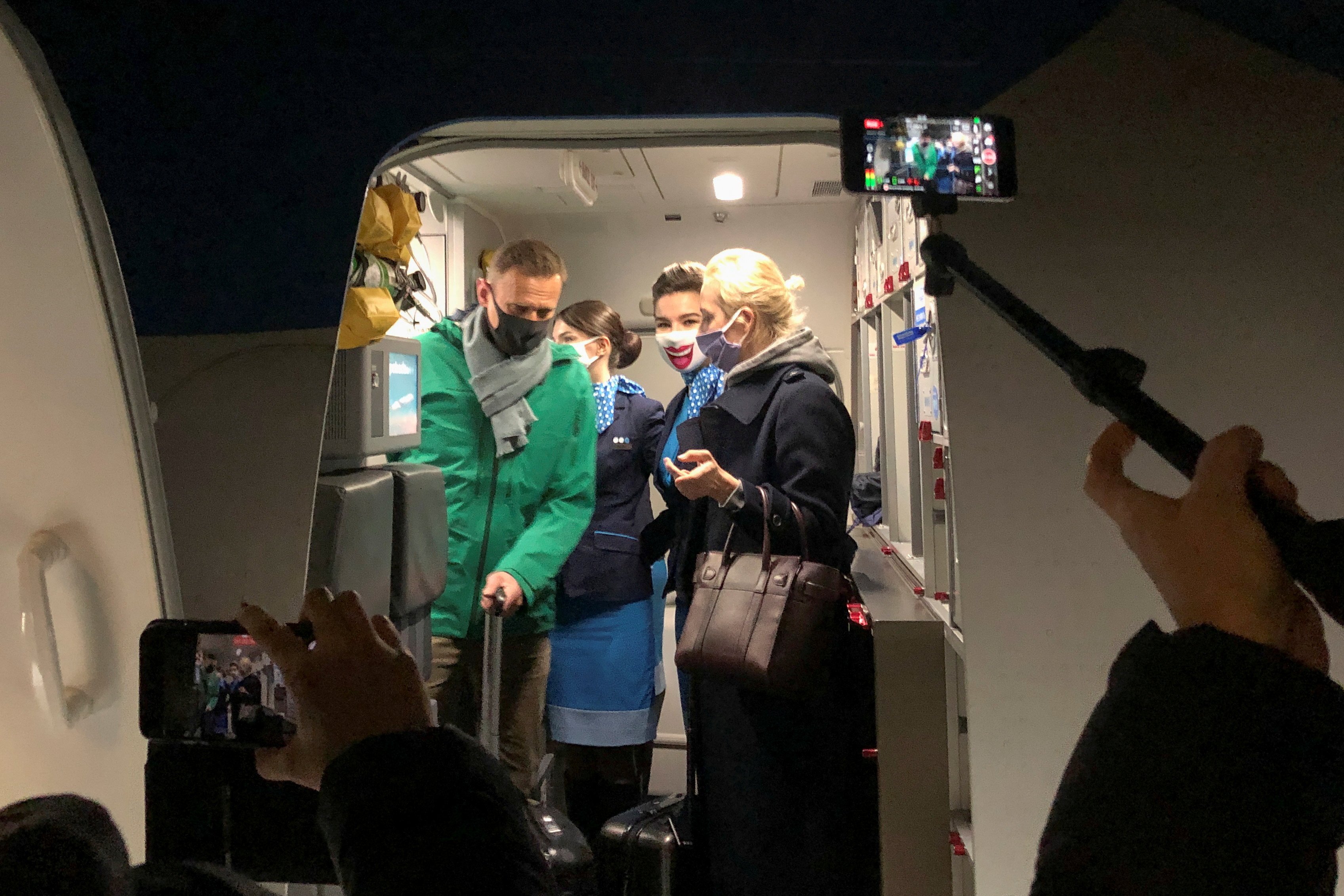 aleksej navaljni, Russian opposition leader Alexei Navalny arrives in Moscow