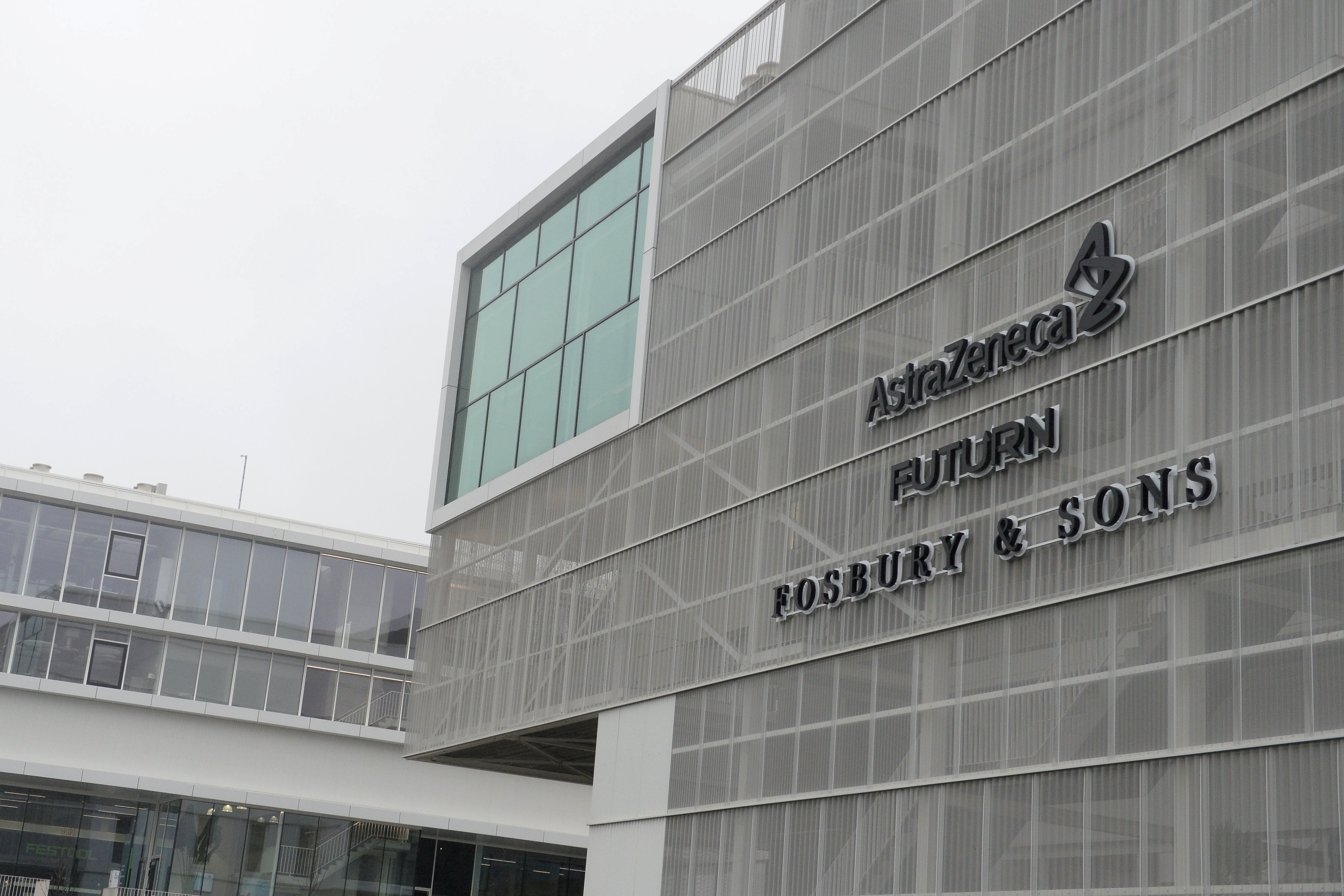 The AstraZeneca office building in Brussels